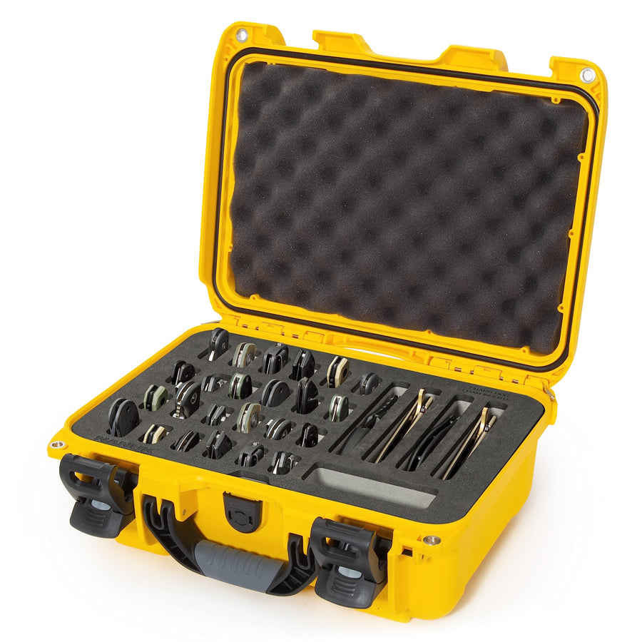Yellow Nanuk Case w/Foam Insert for 28 Knives 915-28KNI4