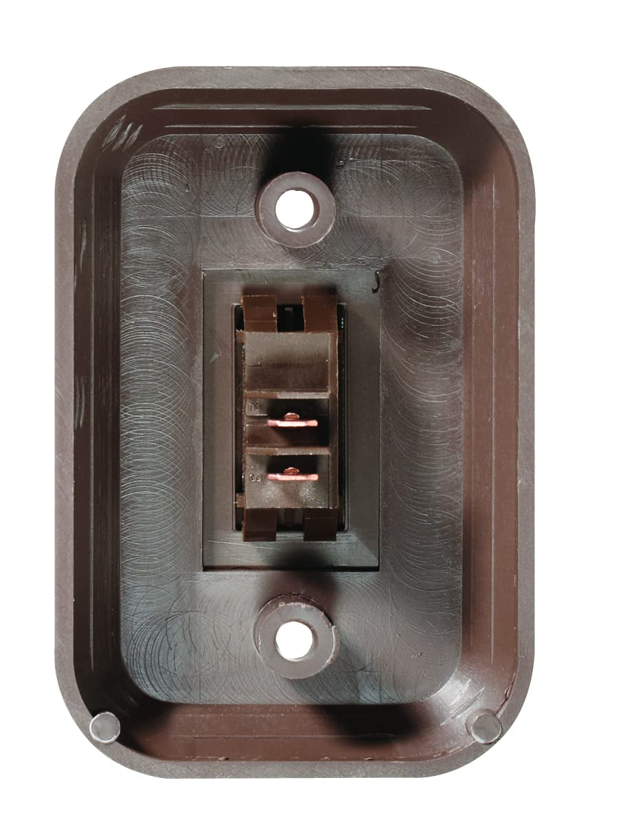 Wall Plate Switch RV Designer Collection S651 Single On/Off, 3.53 inches x 2.39 inches