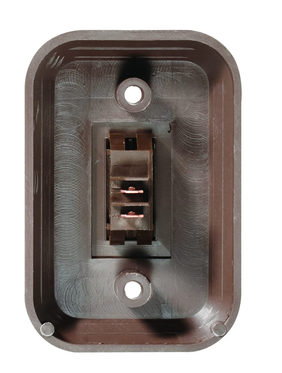 Wall Plate Switch RV Designer Collection S651 Single On/Off, 3.53 inches x 2.39 inches