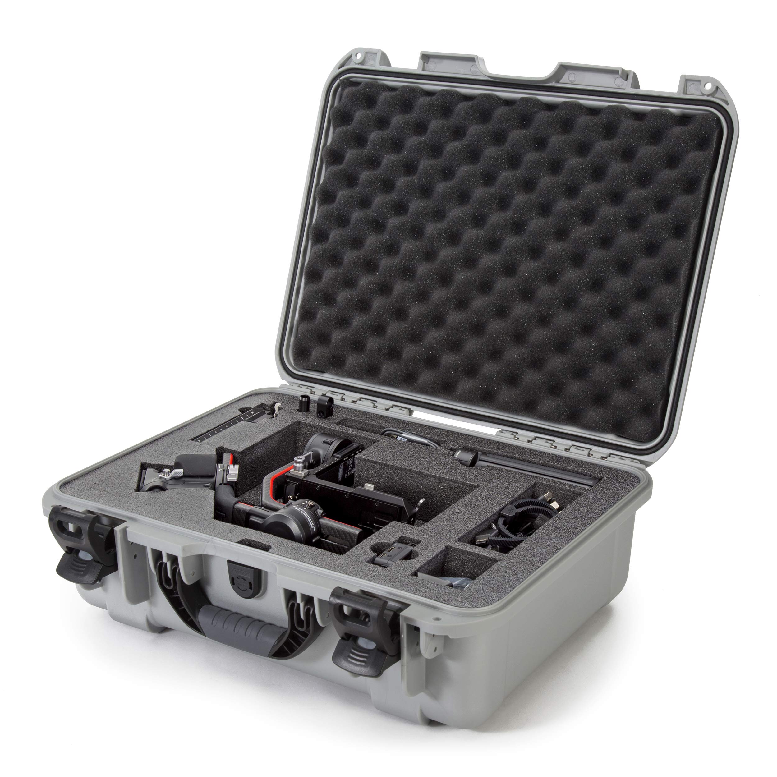 Nanuk Hard Case Waterproof with Foam Insert for DJI Ronin RS 2 and Pro Combo Version - Silver (930-RONS25)