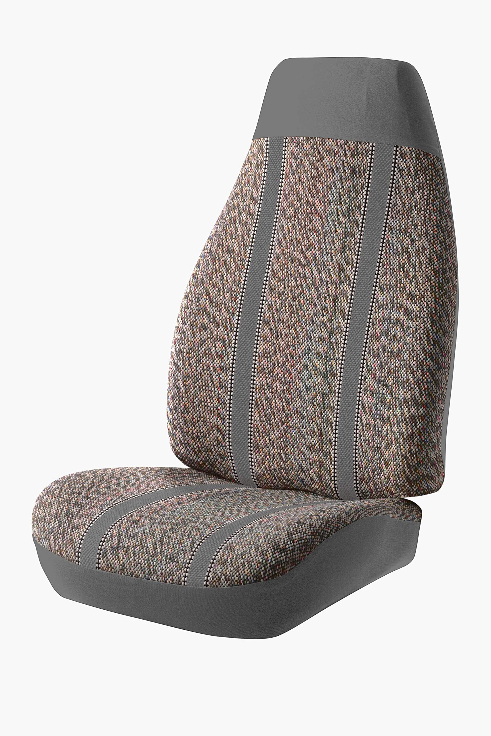 Fia Gray TR45-7 Custom Fit Rear Seat Cover Split Seat 60/40 - Saddle Blanket, (Gray)
