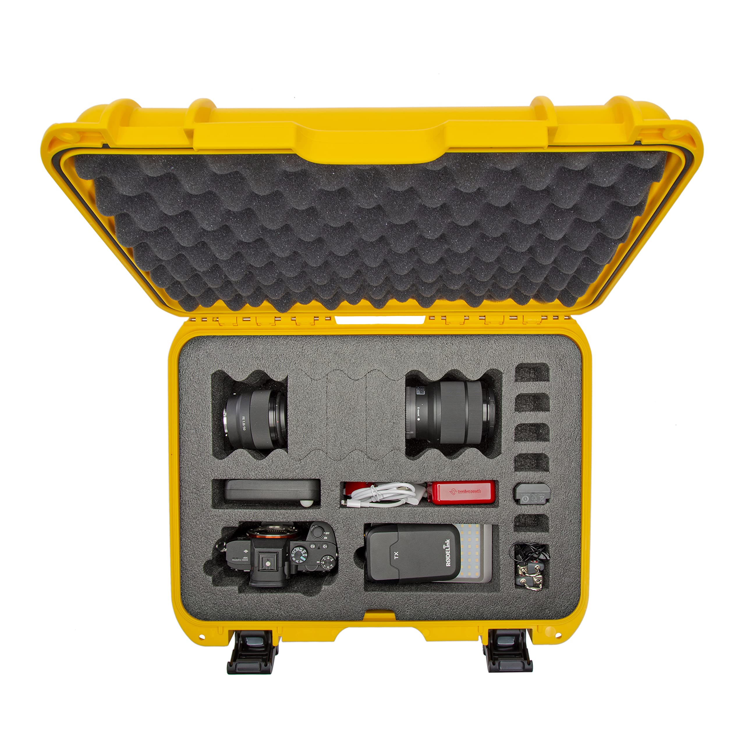 Waterproof Nanuk 925 Hard Case Carry-on with Foam Insert for Canon, Nikon - 1 DSLR Body and Lens/Lenses - Yellow