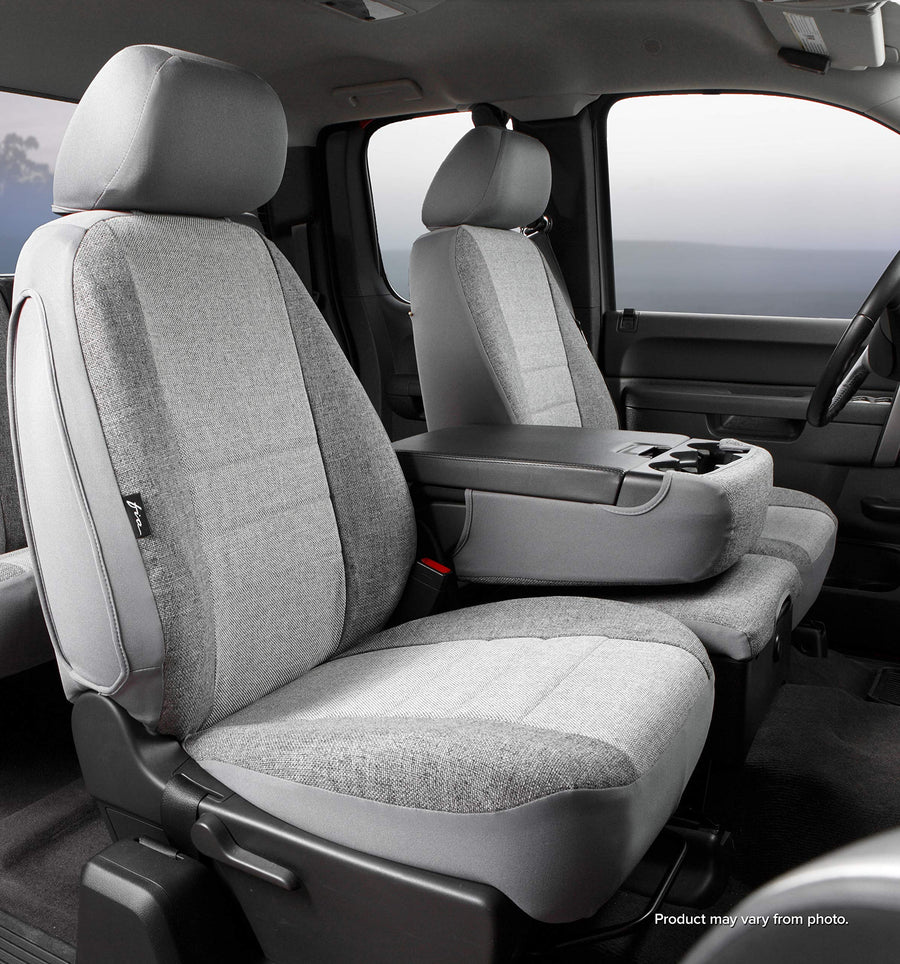 Gray Fia OE38-36 Custom Fit Front Seat Cover, Split Seat 40/20/40 - Tweed