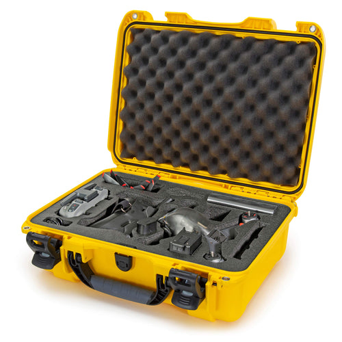 Nanuk Waterproof Hard Case 925 with Foam Insert for DJI FPV Fly More Kit - Yellow (925-FPVG4)