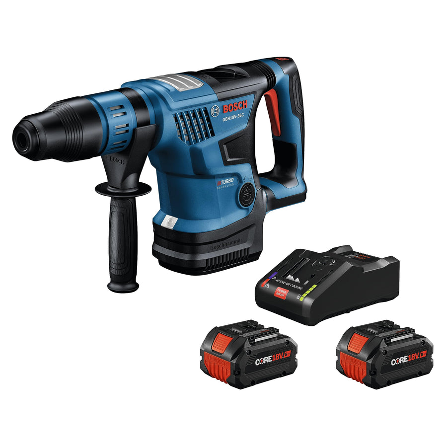 Bosch GBH18V-36CK24 18V PROFACTOR™ Connected-Ready SDS-max® 1-9/16 In. Rotary Hammer Kit with (2) CORE18V® 8 Ah High Power Batteries