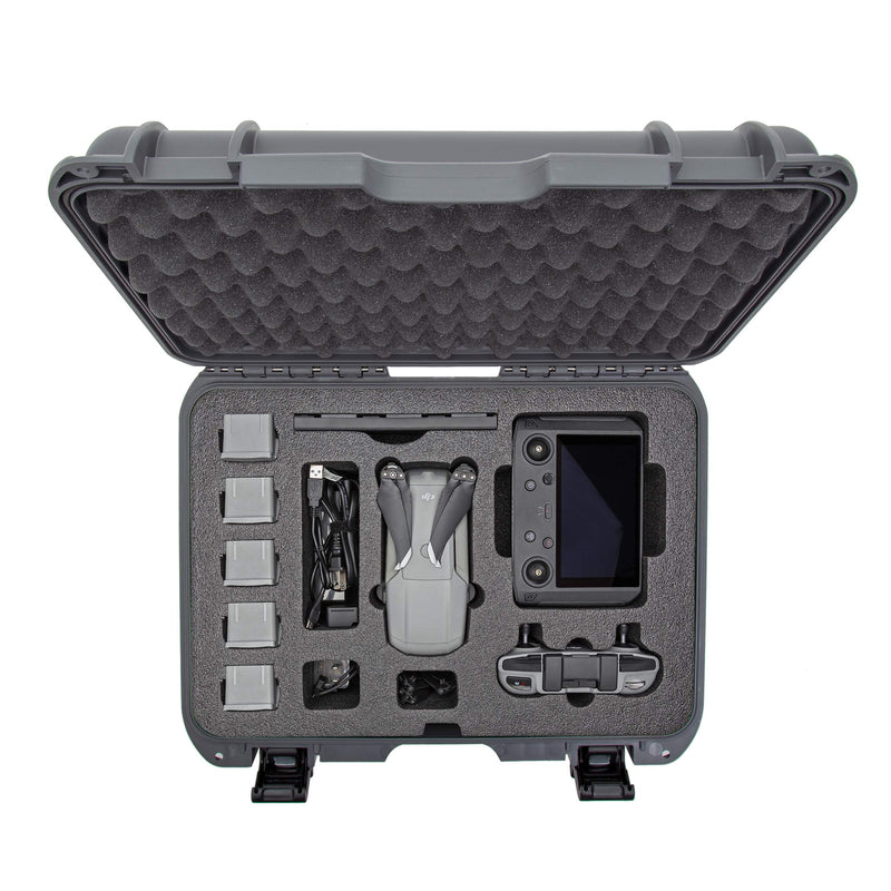 Nanuk Waterproof Hard Case 925 with Foam Insert for DJI Mavic Air 2 + Smart Controller - Graphite (925-MAVIA27)