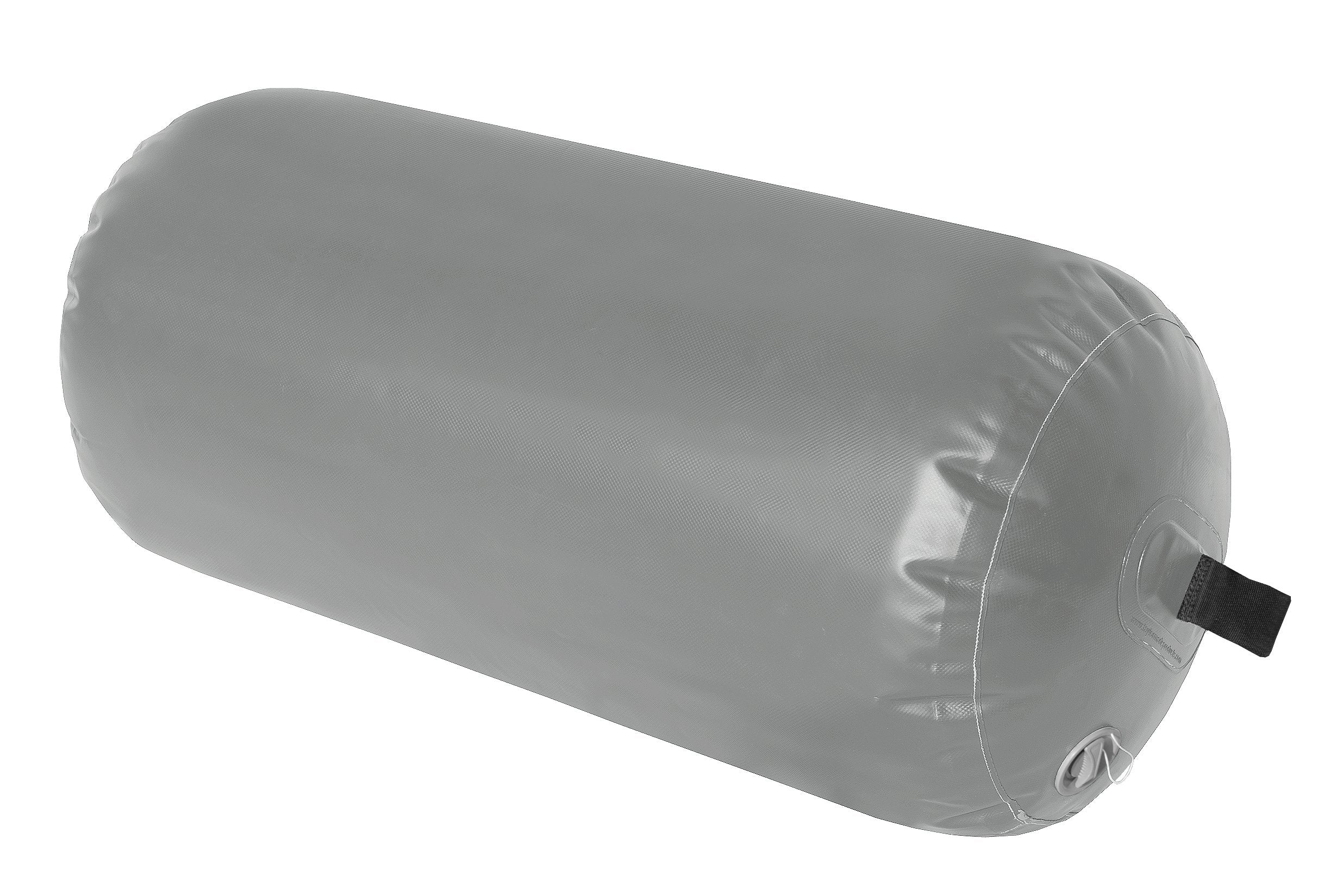 Inflatable Yacht Fenders Super Duty, Gray (18" D x 42" L)
