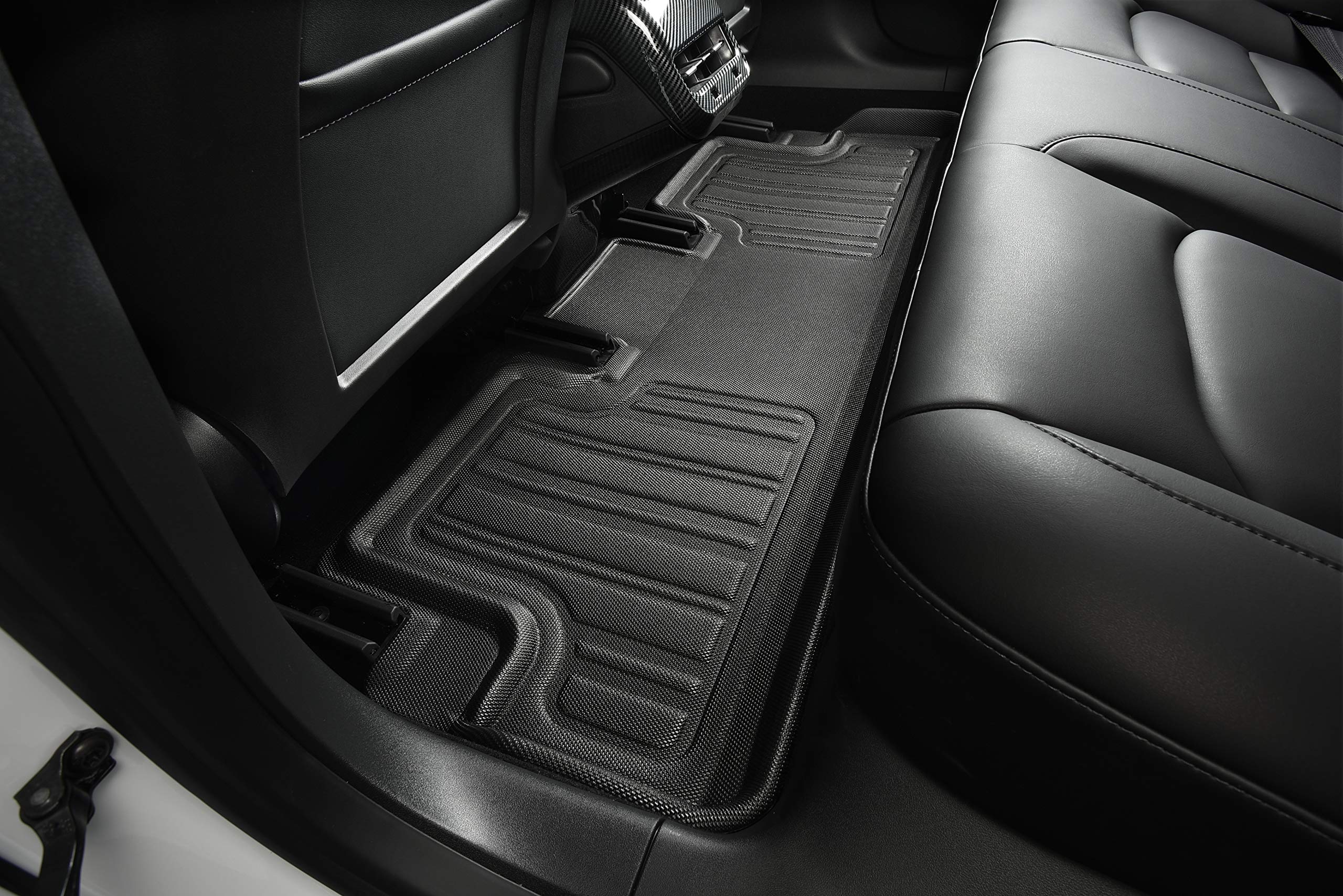 Custom Fit 3D MAXpider Elitect Floor Mat (Black) Compatible with Tesla Cybertruck 2024-2026 - R1 R2