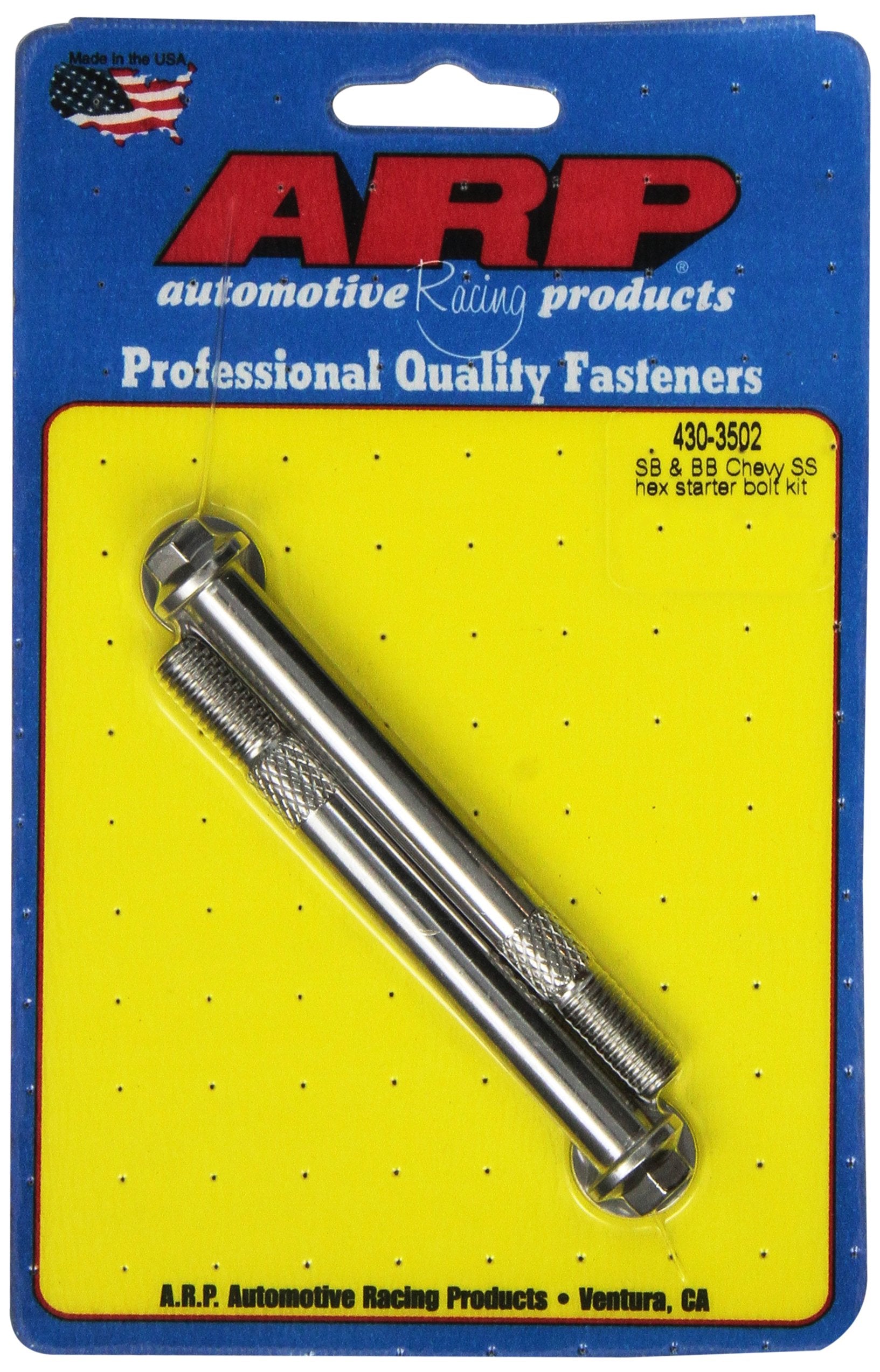 ARP Starter Bolt Kit 4303502, Stainless Steel with Hex Style Heads, for Select Chevrolet Applicati