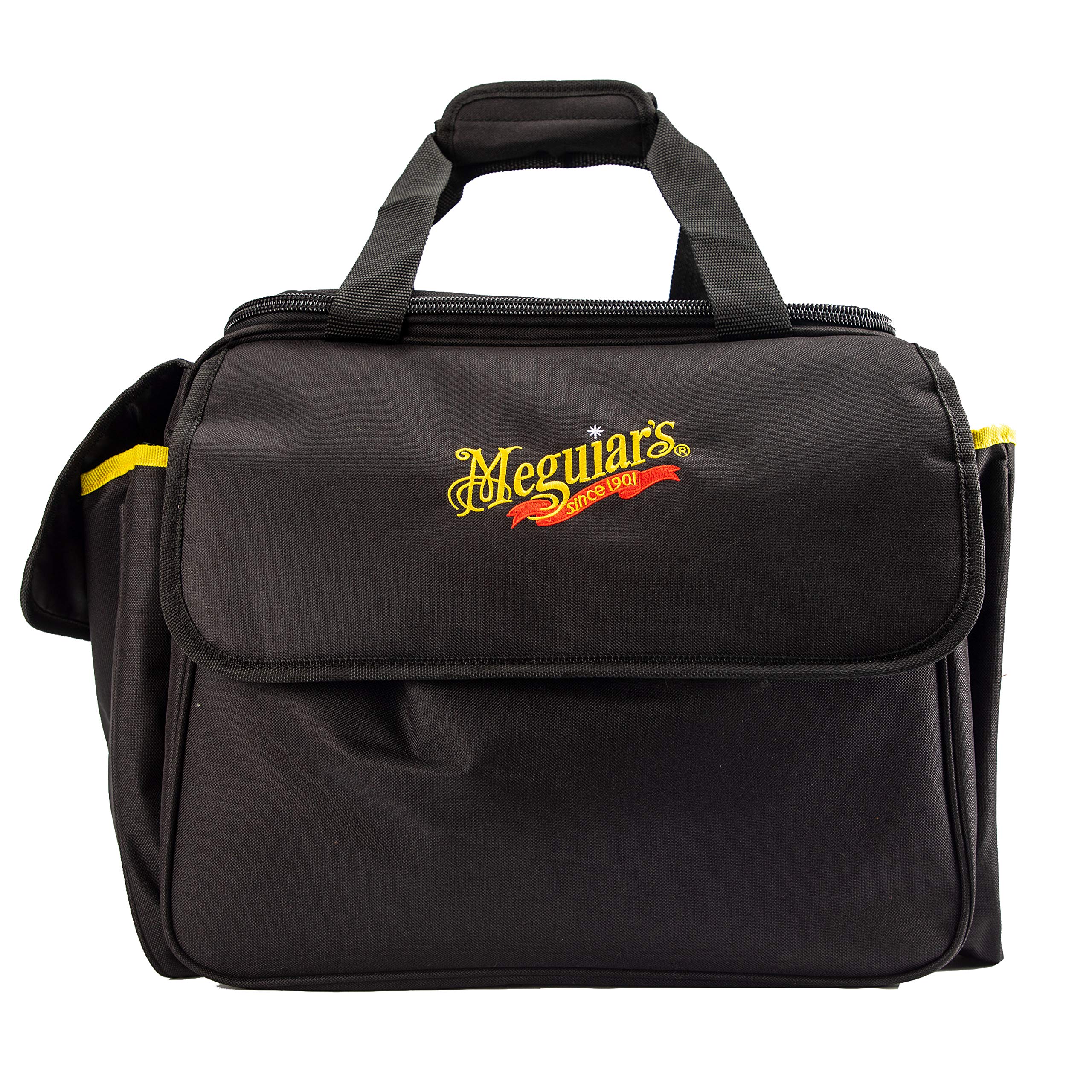 Meguiar's Premium Car Detailing Bag and Supply Organizer - Portable for All Your Favorite Supplies, Black