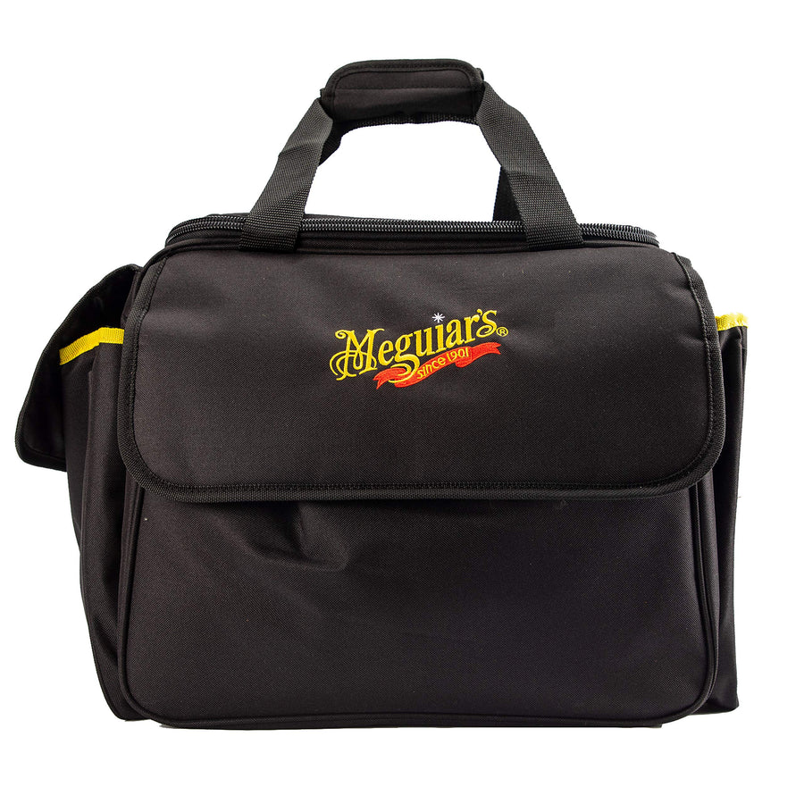 Meguiar's Premium Car Detailing Bag and Supply Organizer - Portable for All Your Favorite Supplies, Black