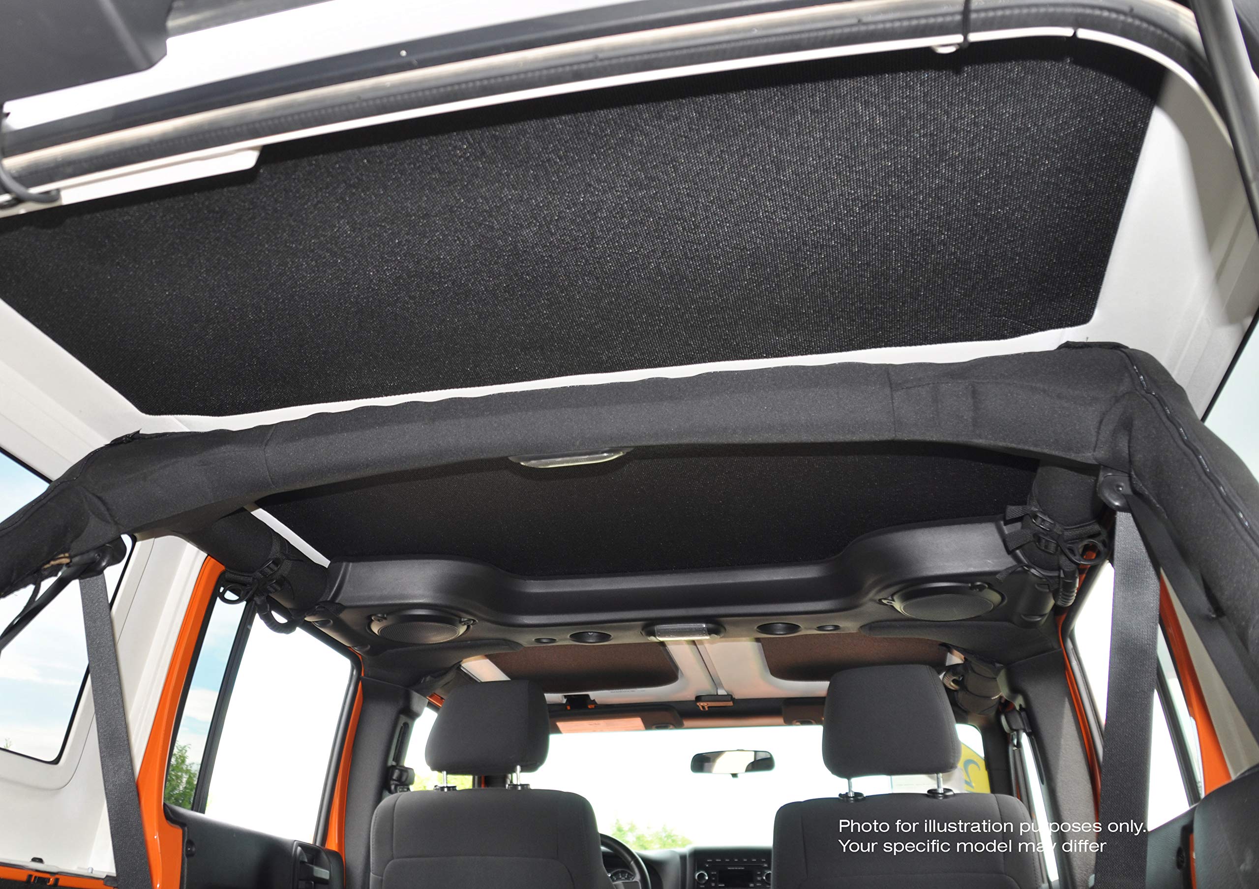 Design Engineering Complete Boom Mat Black Sound Deadening Kit Compatible with 4-Door Jeep Wrangler JL (2018-up)