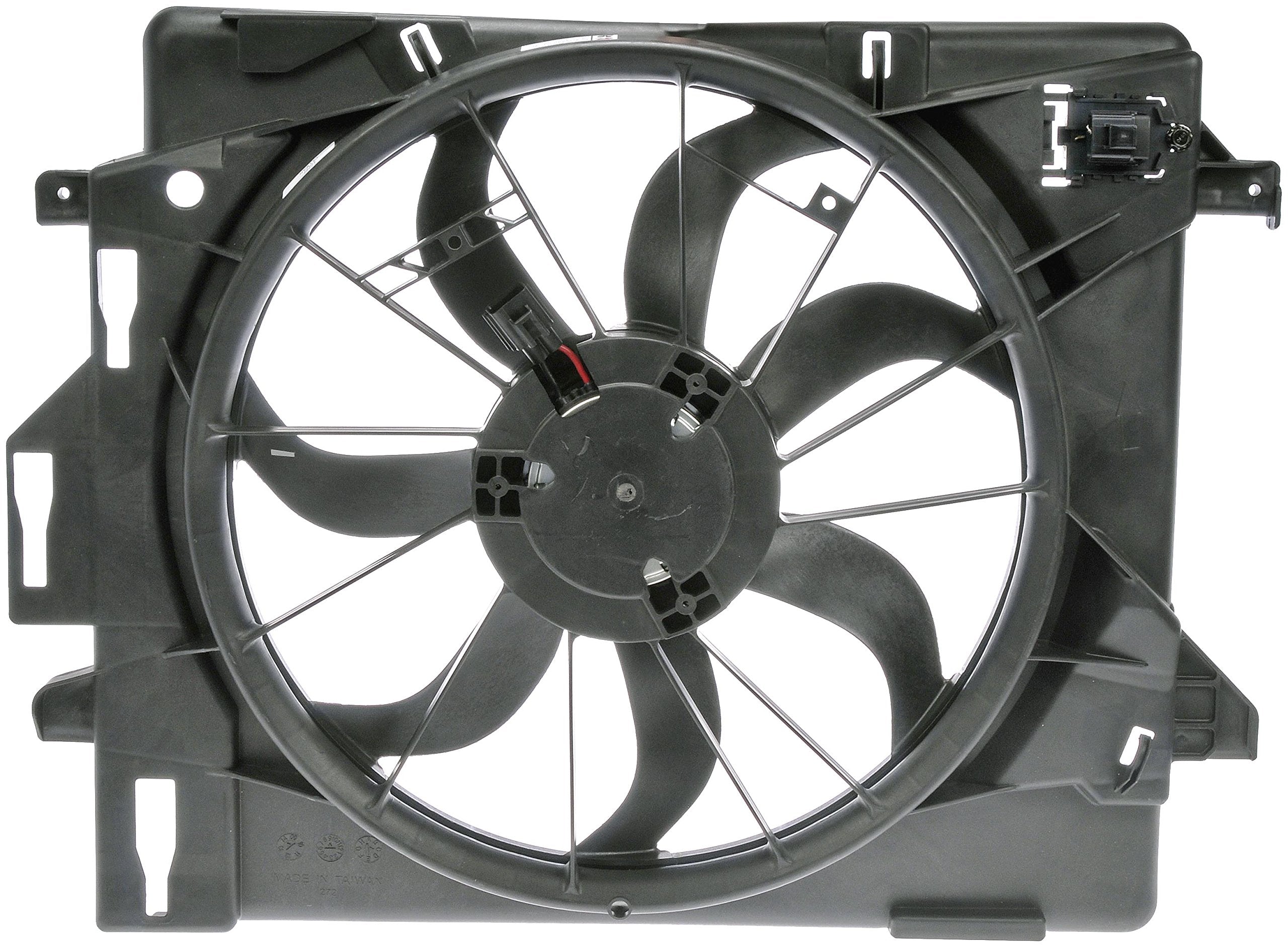 Fan Assembly Radiator Without Controller