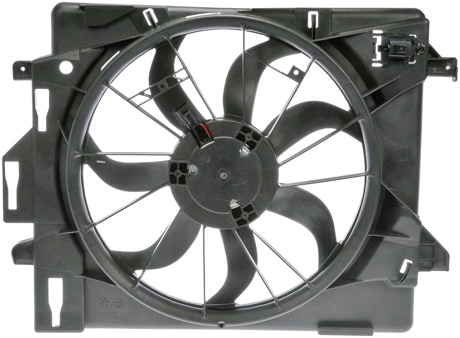 Fan Assembly Radiator Without Controller