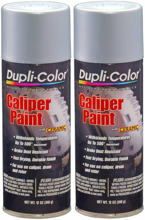 Caliper Paint Dupli-Color BCP103 Silver with Ceramic 12 oz. Aerosol (2 Pack)