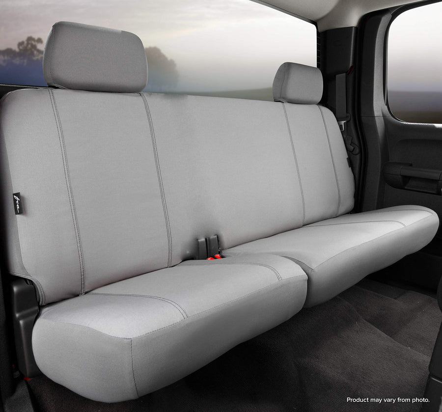 Custom Fit Fia SP82-20 GRAY Rear Seat Cover Split Cushion 60/40 - Poly-Cotton, (Gray)