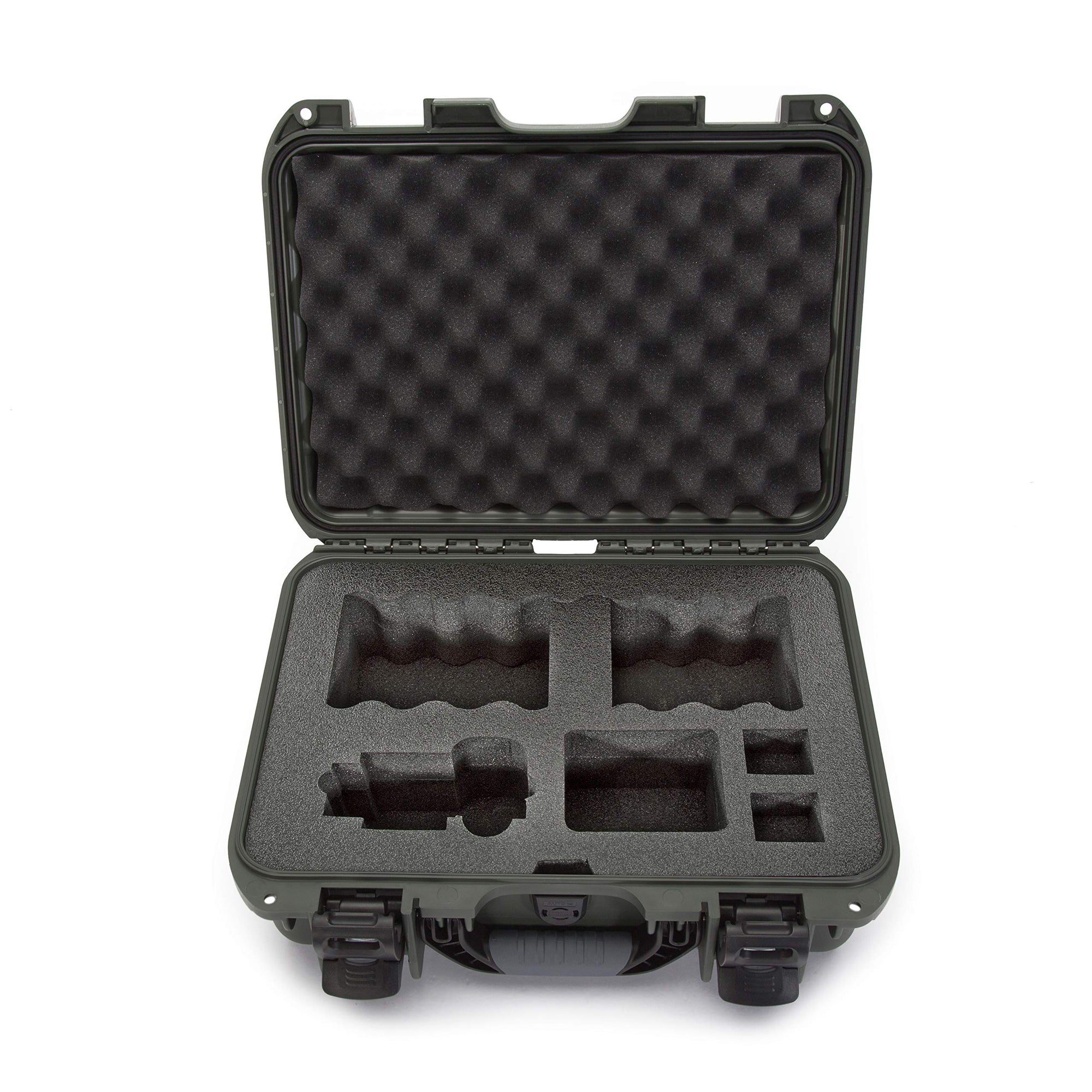 Waterproof Nanuk 920 Hard Case with Custom Foam Insert for Sony A7R Size Camera - Olive