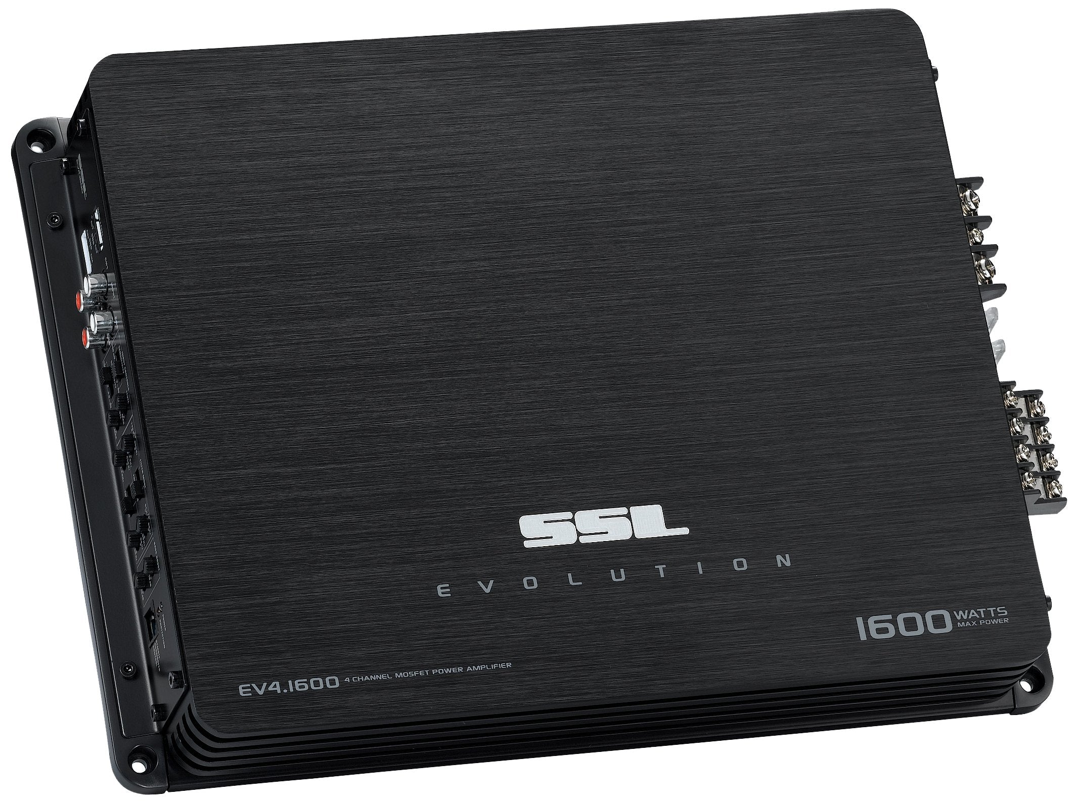 4 Channel Sound Storm Laboratories EV4.1600 Car Audio Amplifier - 1600 High Output, High/Low Level Inputs, Hook Up to Subwoofer for Bass