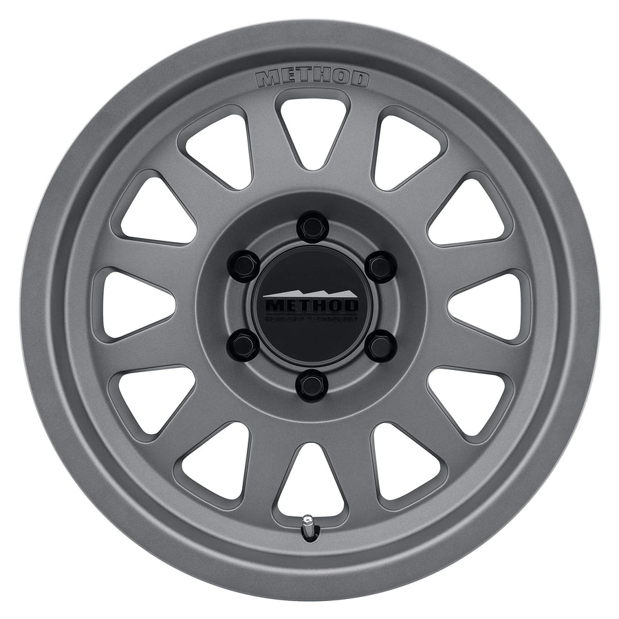 704 Method Race Wheels Titanium 17x8.5" 6x5.5", 0mm offset 4.75" Backspace, MR70478560800