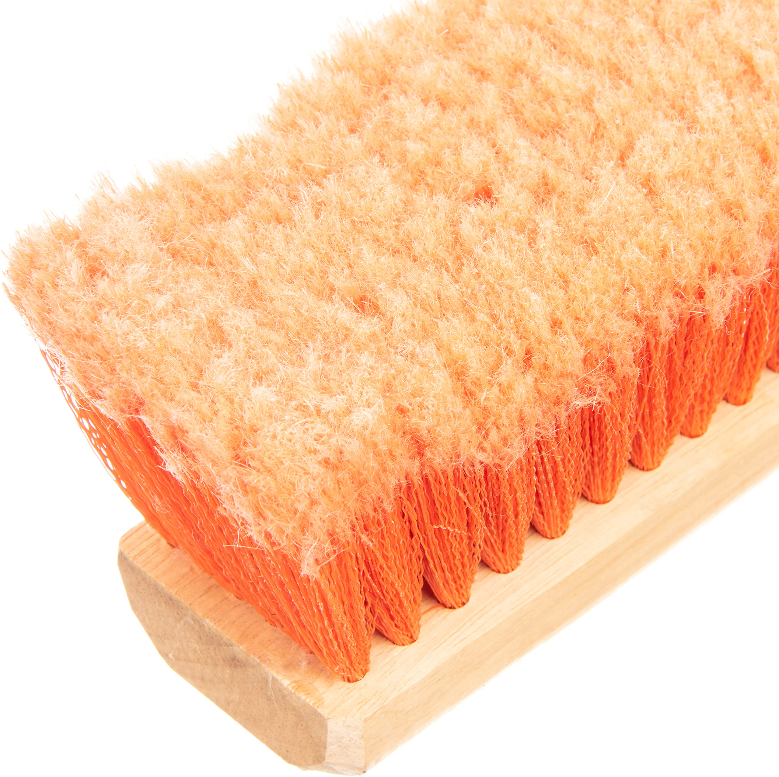Flo-Pac SPARTA Flagged Sweep Floor Broom for Cleaning, 36 Inches, Orange