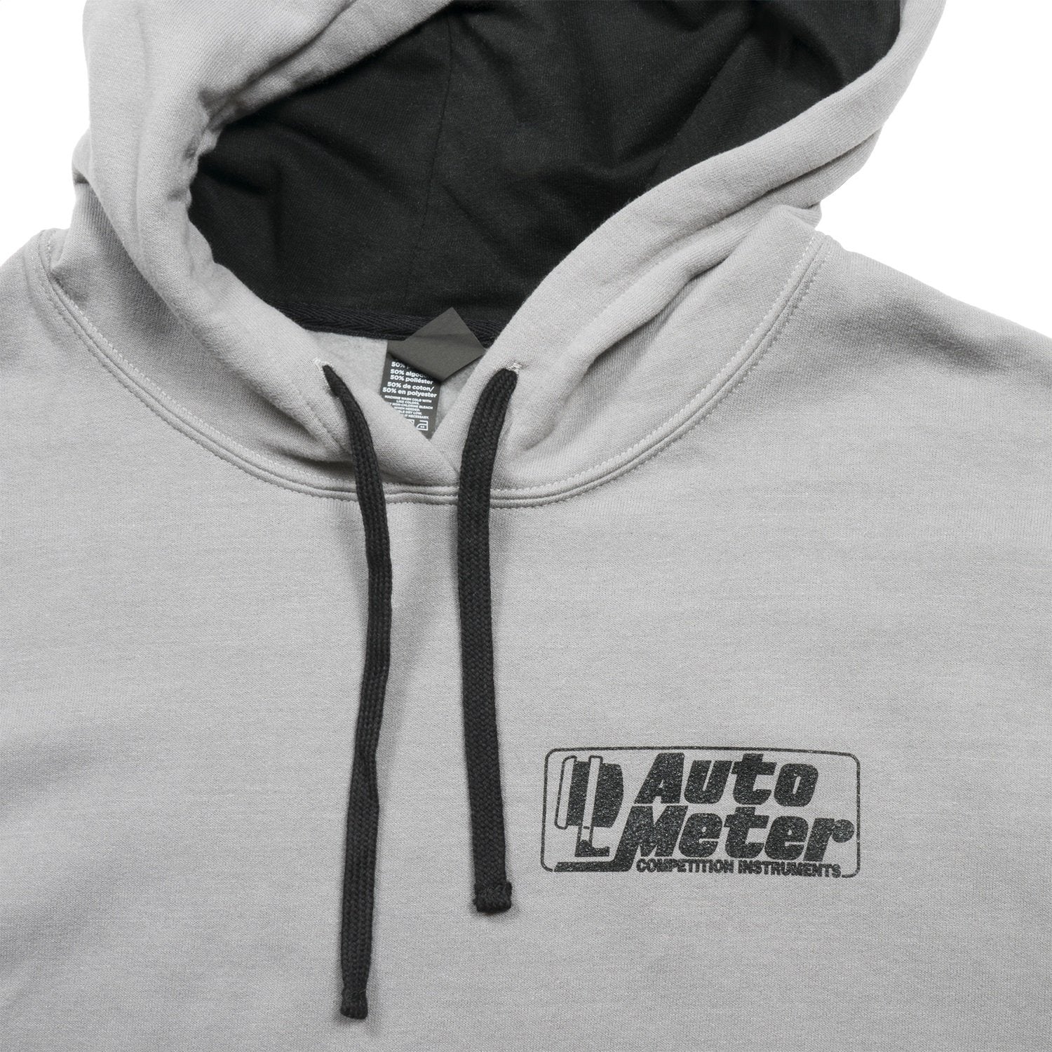 Pullover AutoMeter Hoodie, Adult XXLarge, Gray, Competition 0449XXL