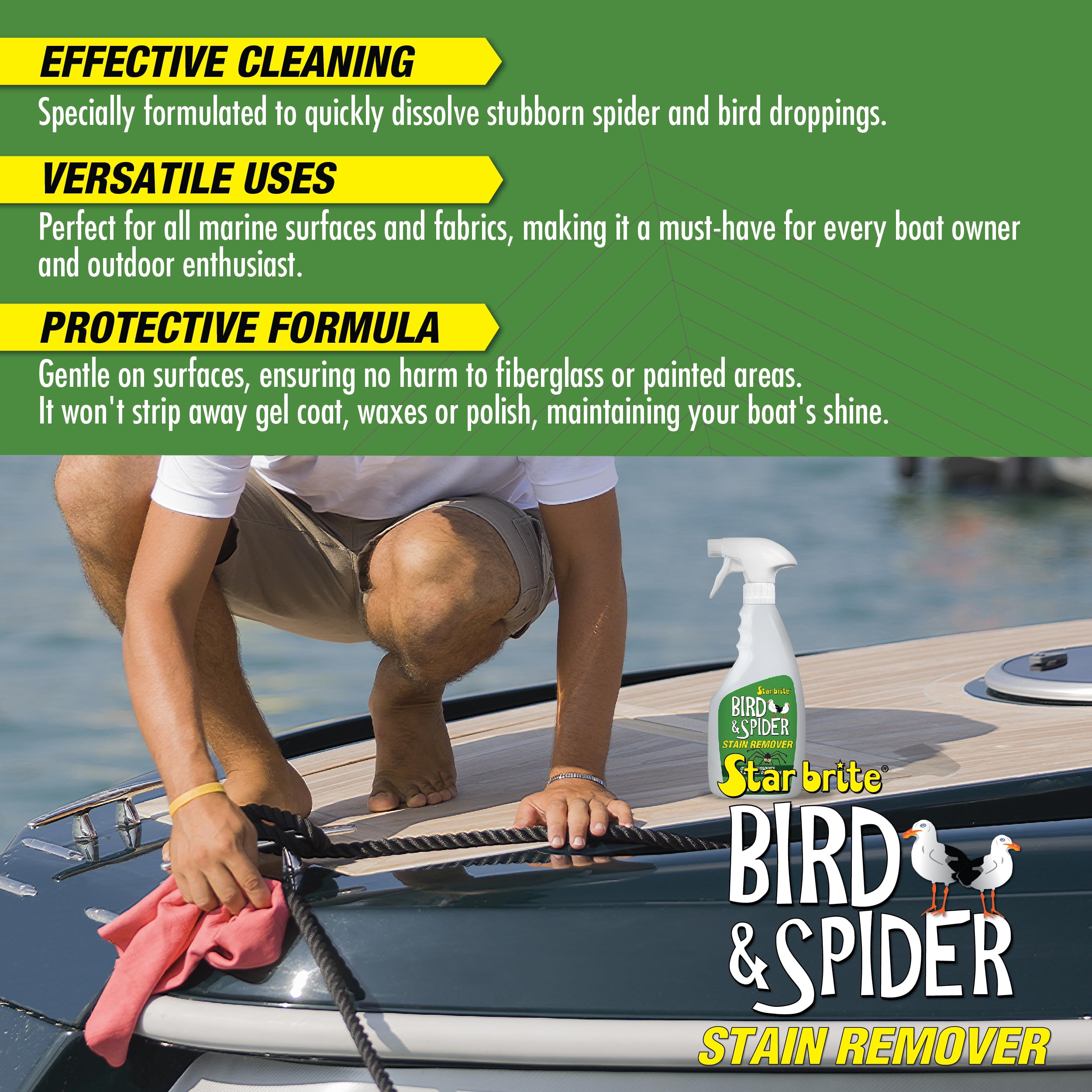 Spider & Bird Stain Remover STAR BRITE - 22 OZ (095122P)