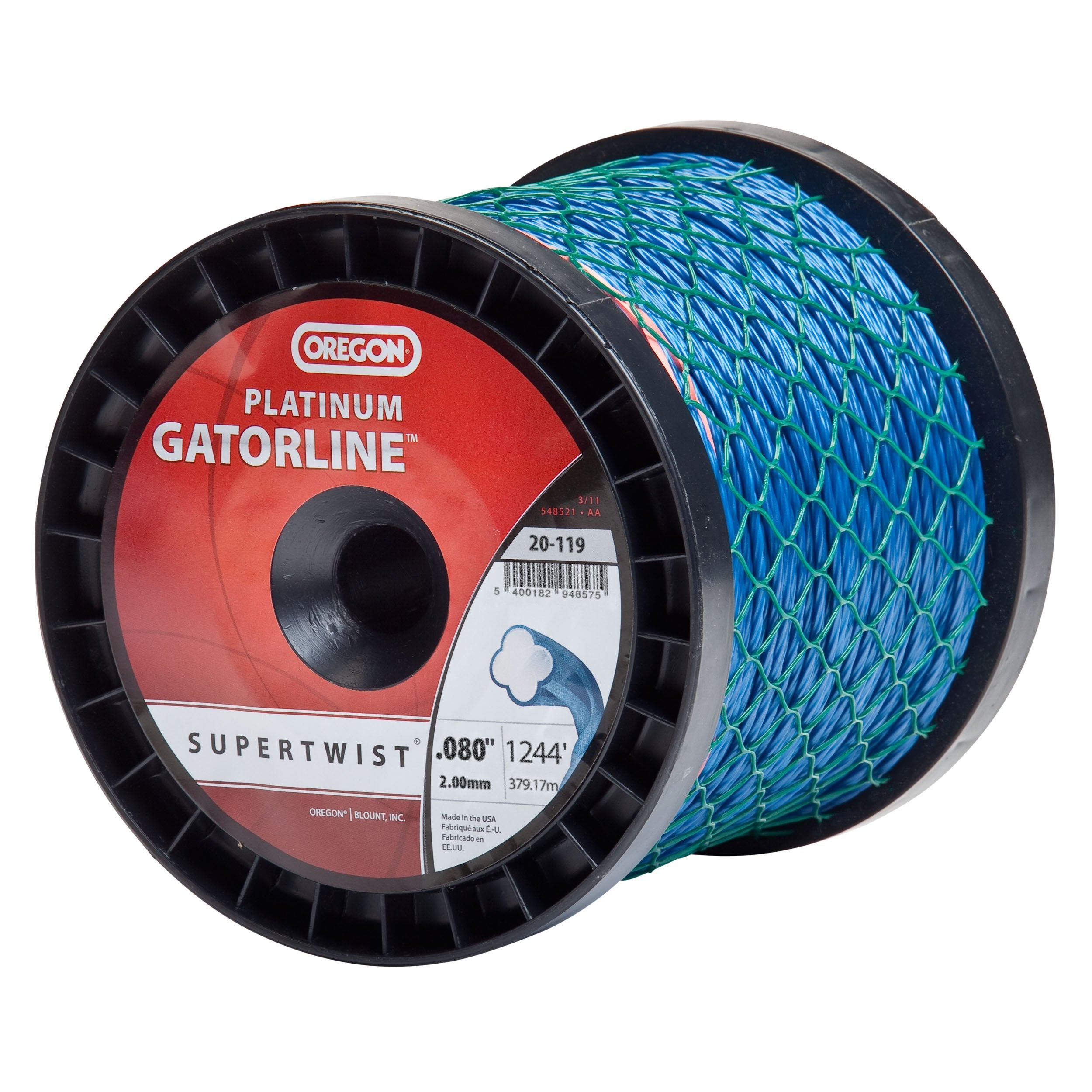 20-119 OREGON Replacement Trimmer Line with Platinum Gatorline, 40-Volt