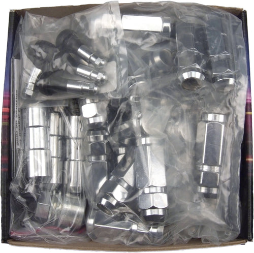 Chrome Cone Seat McGard 84834 Wheel Installation Kit (9/16-18 Thread Size) - for 8 Lug Wheels