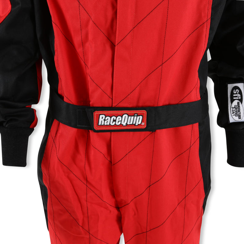Chevron-1 RaceQuip® Driving Suit - SFI 3.2A/1 - Red - 2XL
