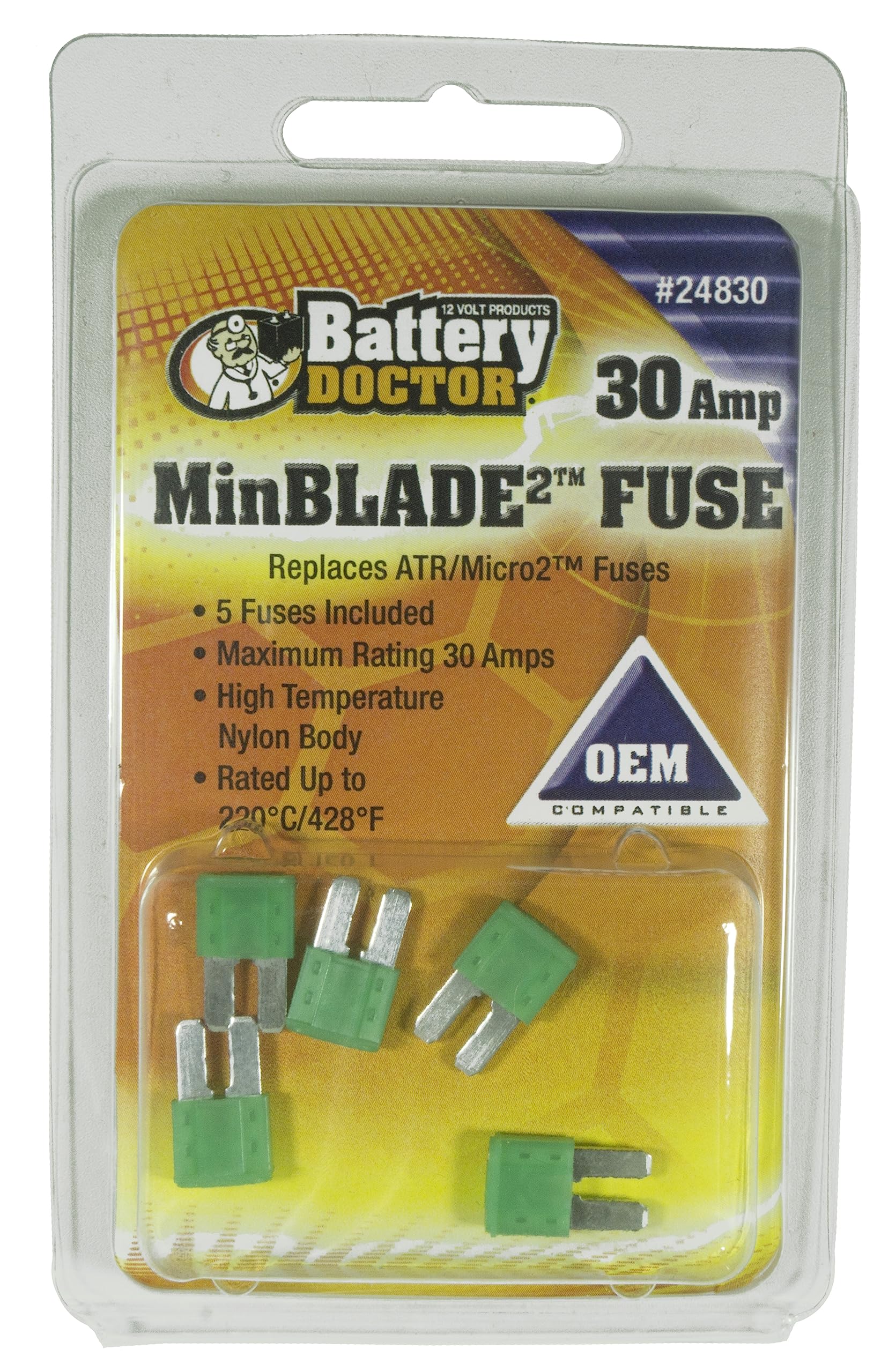 Fuse 30A Wirthco Engineering Inc Minblade 5-Pack
