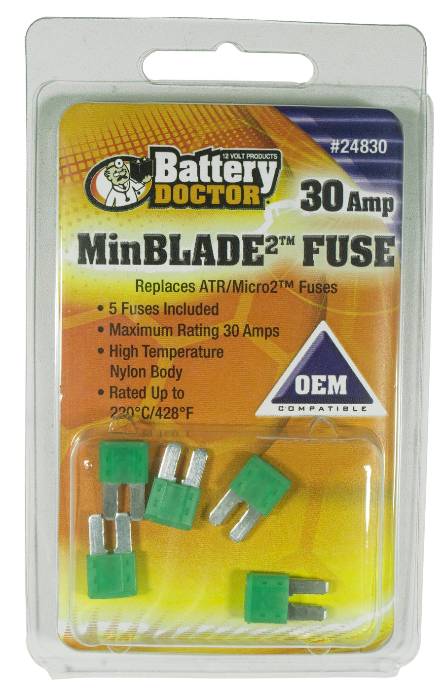 Fuse 30A Wirthco Engineering Inc Minblade 5-Pack