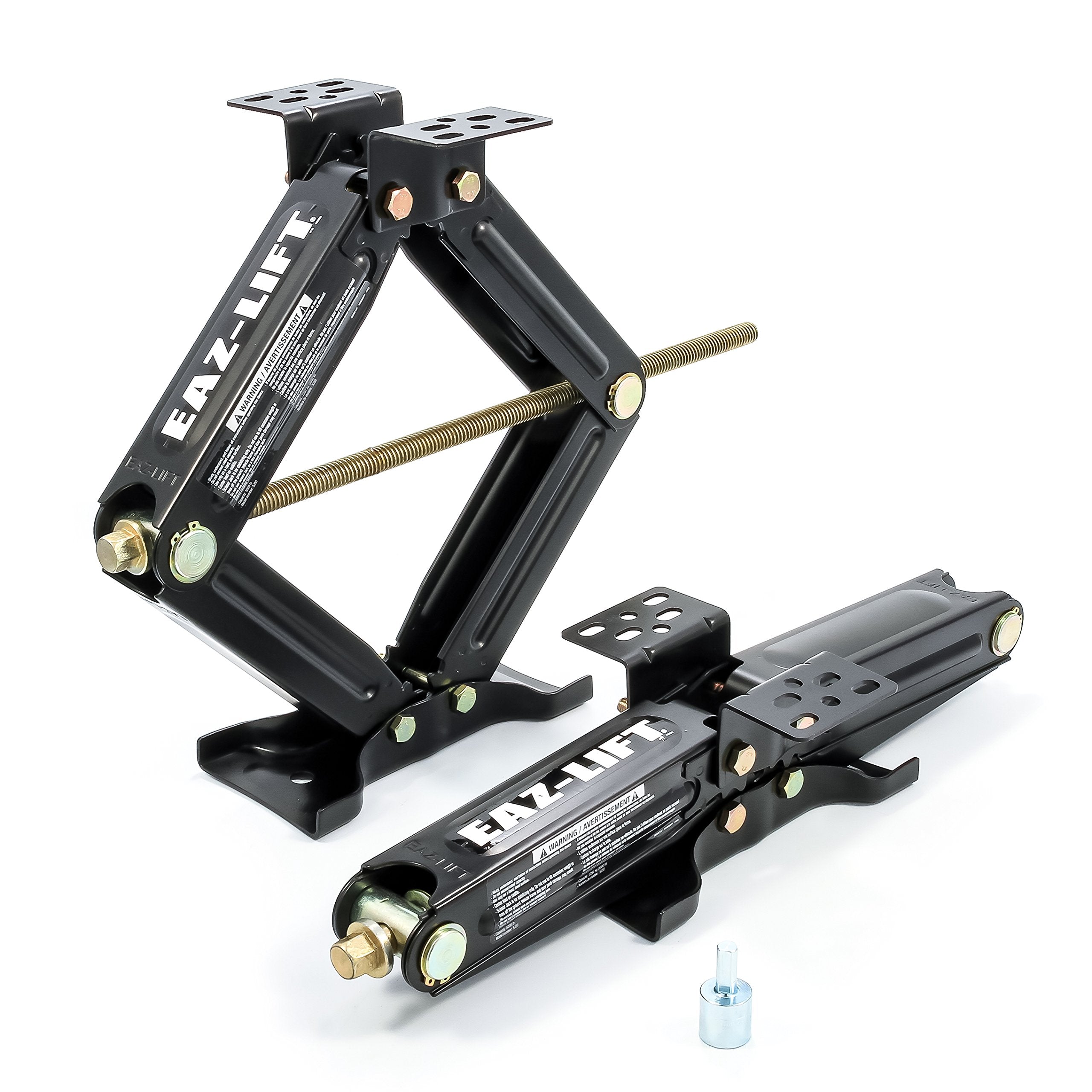 20" Eaz-Lift RV Stabilizing Scissor Jack, Fits Pop-Up Campers and Travel Trailers - Pack of 2 (5,000lb Rating) - 48800