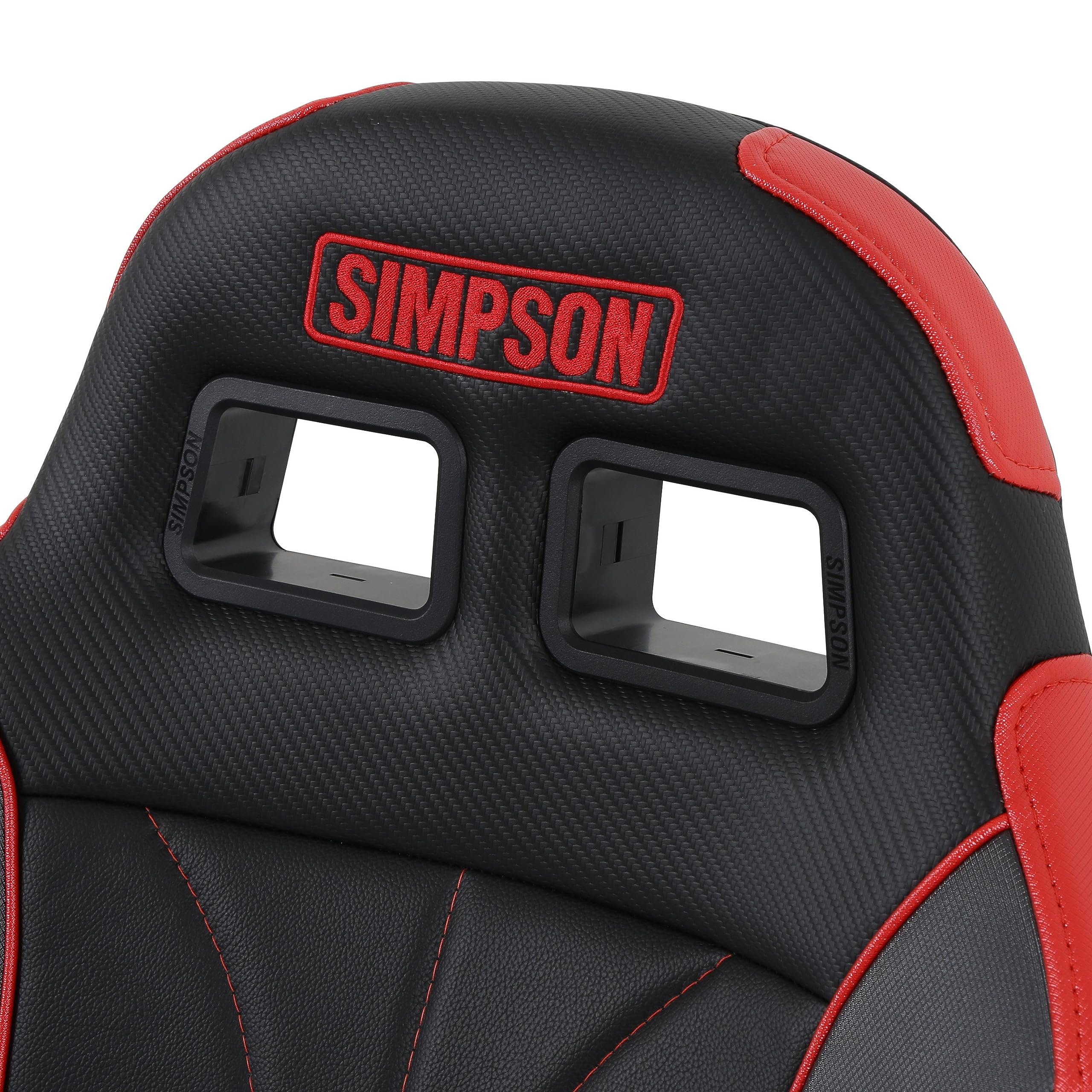 Vortex II Simpson Racing 104-306 UTV Seat Black/Red Each
