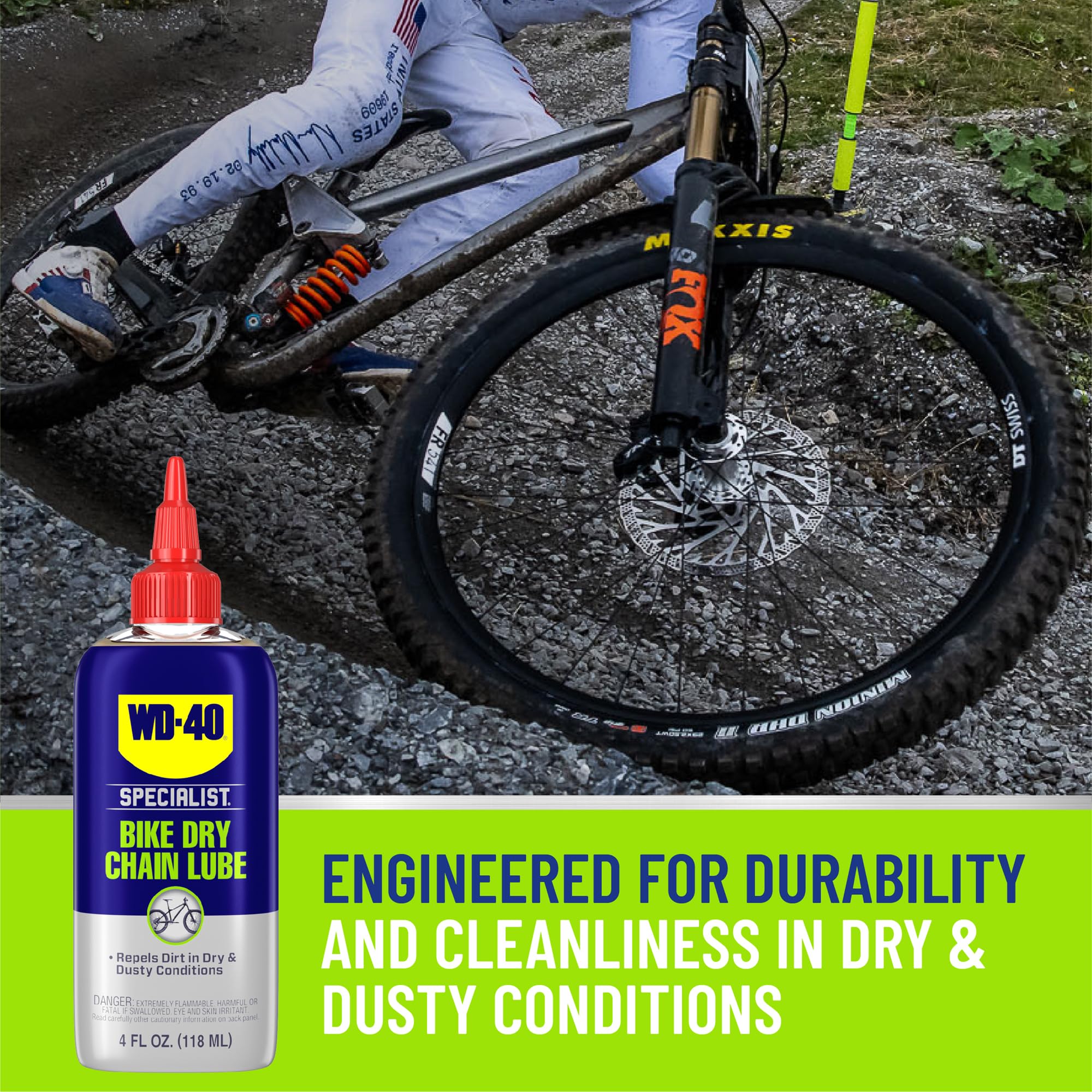 Bike Dry Chain Lube WD-40 Specialist, 4 OZ