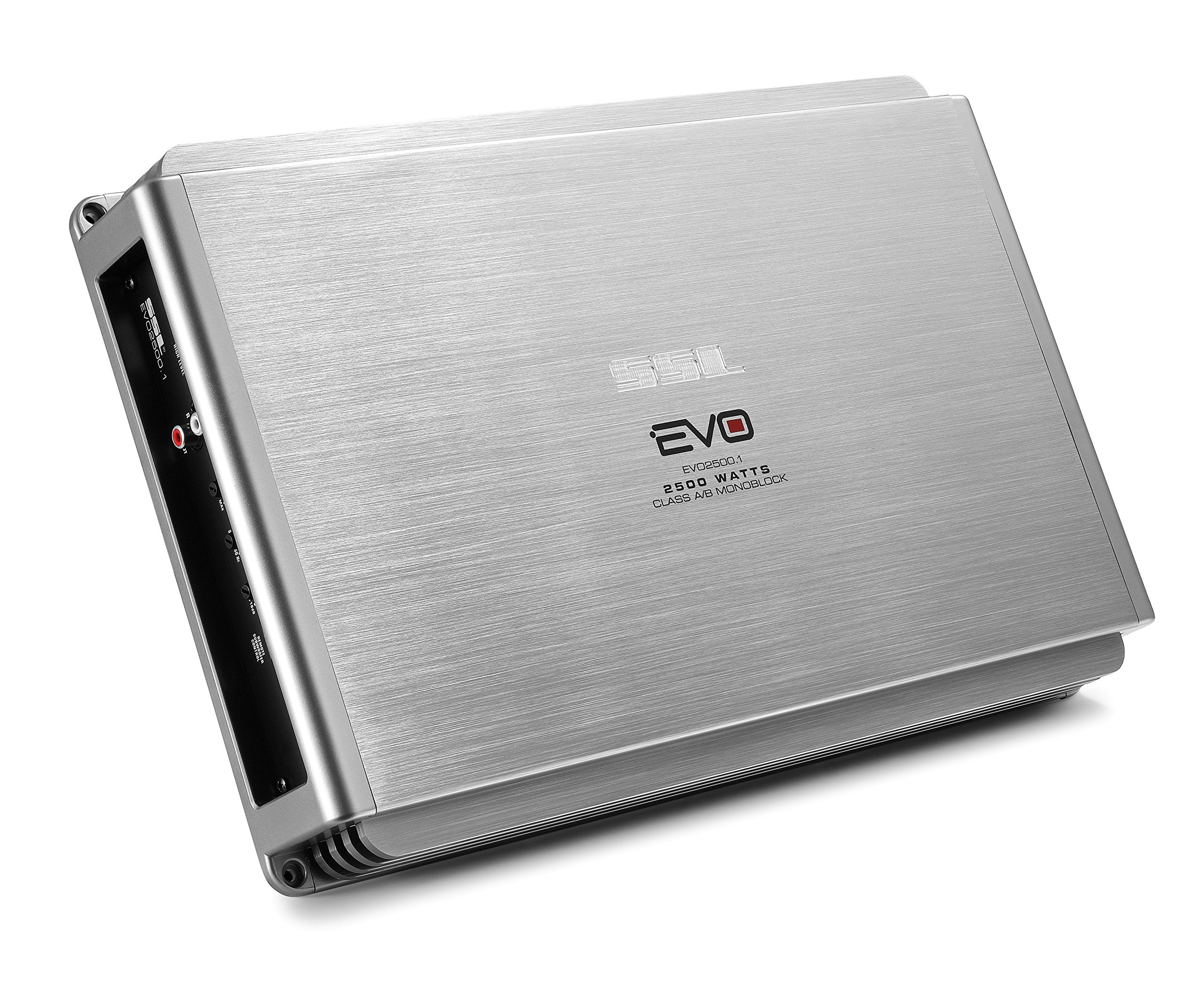 EVO2500.1 Sound Storm Laboratories Monoblock Class A/B Car Audio Amplifier - 2500 High Output, 2-8 Ohm Stable, High/Low Level Inputs, Low Pass Crossover, Hook Up To Subwoofer For Bass