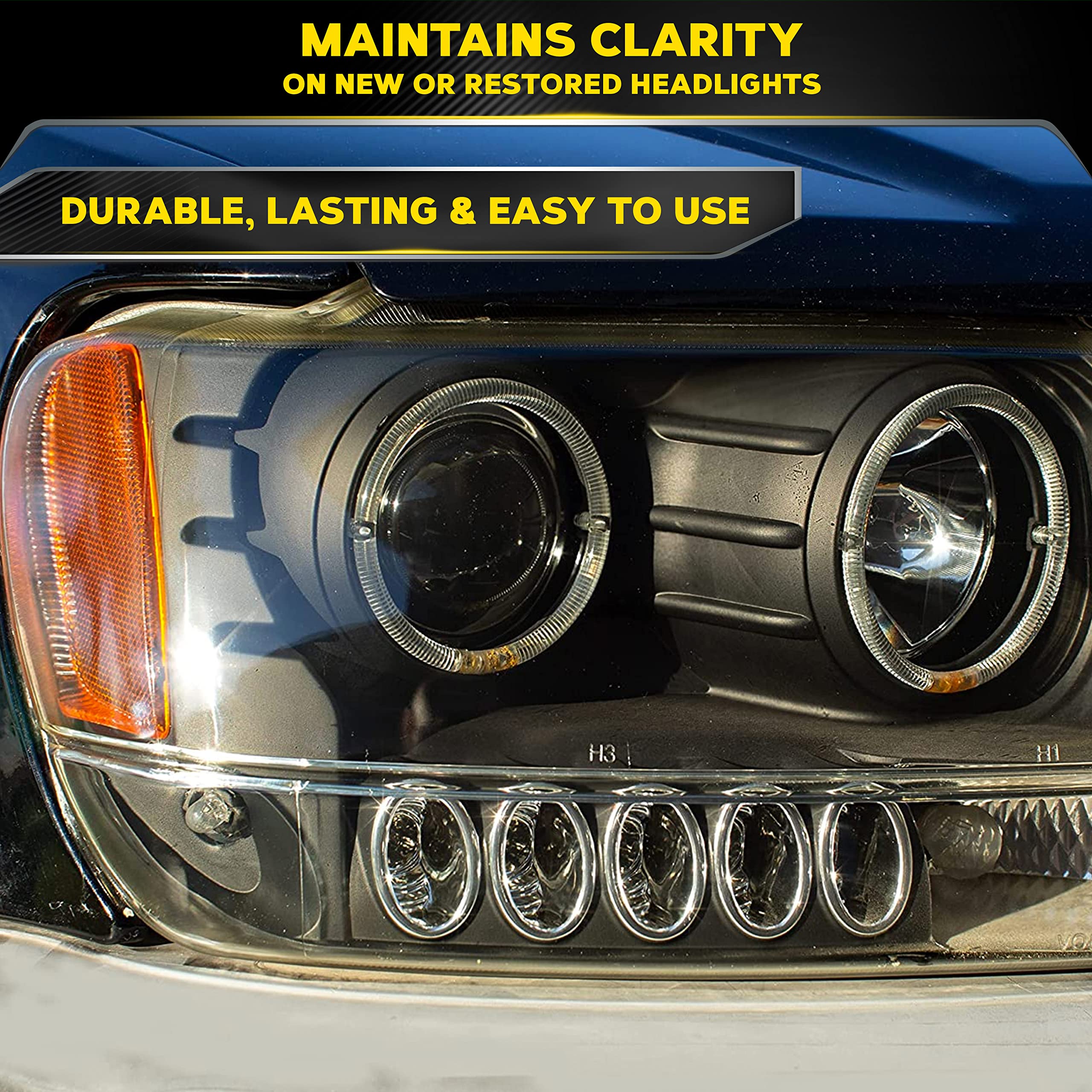 Keep Clear Meguiar's Headlight Coating, Maintain Like-New Clarity of Your Headlights with an Easy-to-Use Formula and UV Protection that Lasts All Year Long, 4 Ounce Aerosol