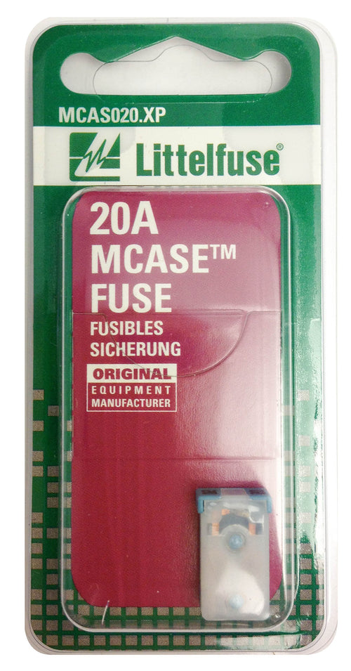 MCASE Blue Littelfuse 32V 20 Amp Fuse (MCAS020.XP)