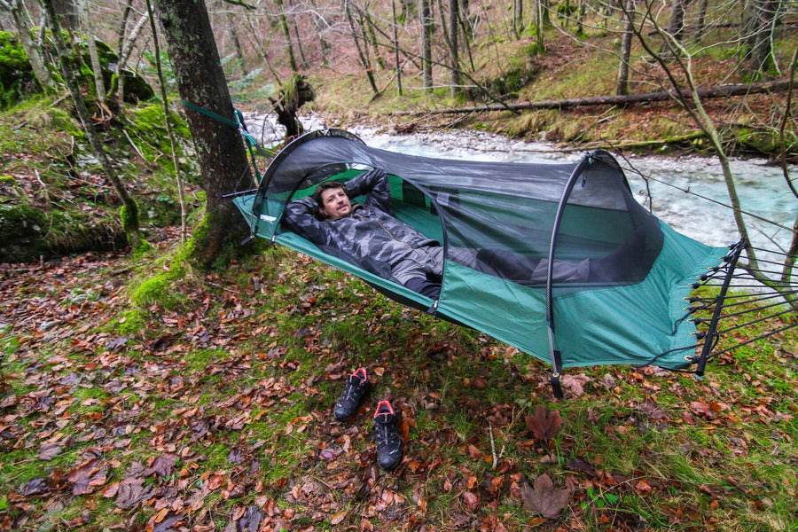 Blue Ridge Camping Hammock and Tent Lawson (Rainfly and Bug Net Included)