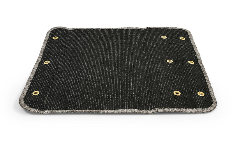 RV Step Camco Rug (Premium Wrap Around, Turf Material (22" x 20") - Gray)