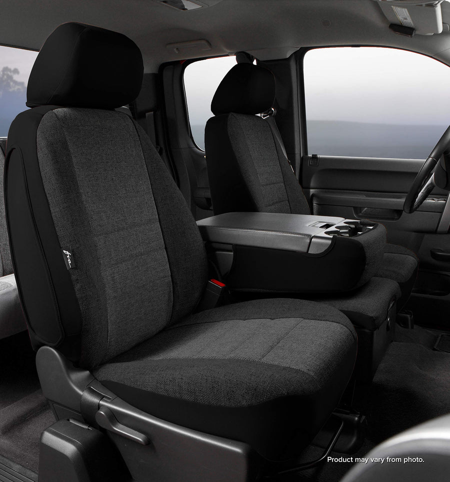 Fia Custom Fit OE38-36 Charc, Front Seat Cover, Split Seat 40/20/40 - Tweed (Charcoal)