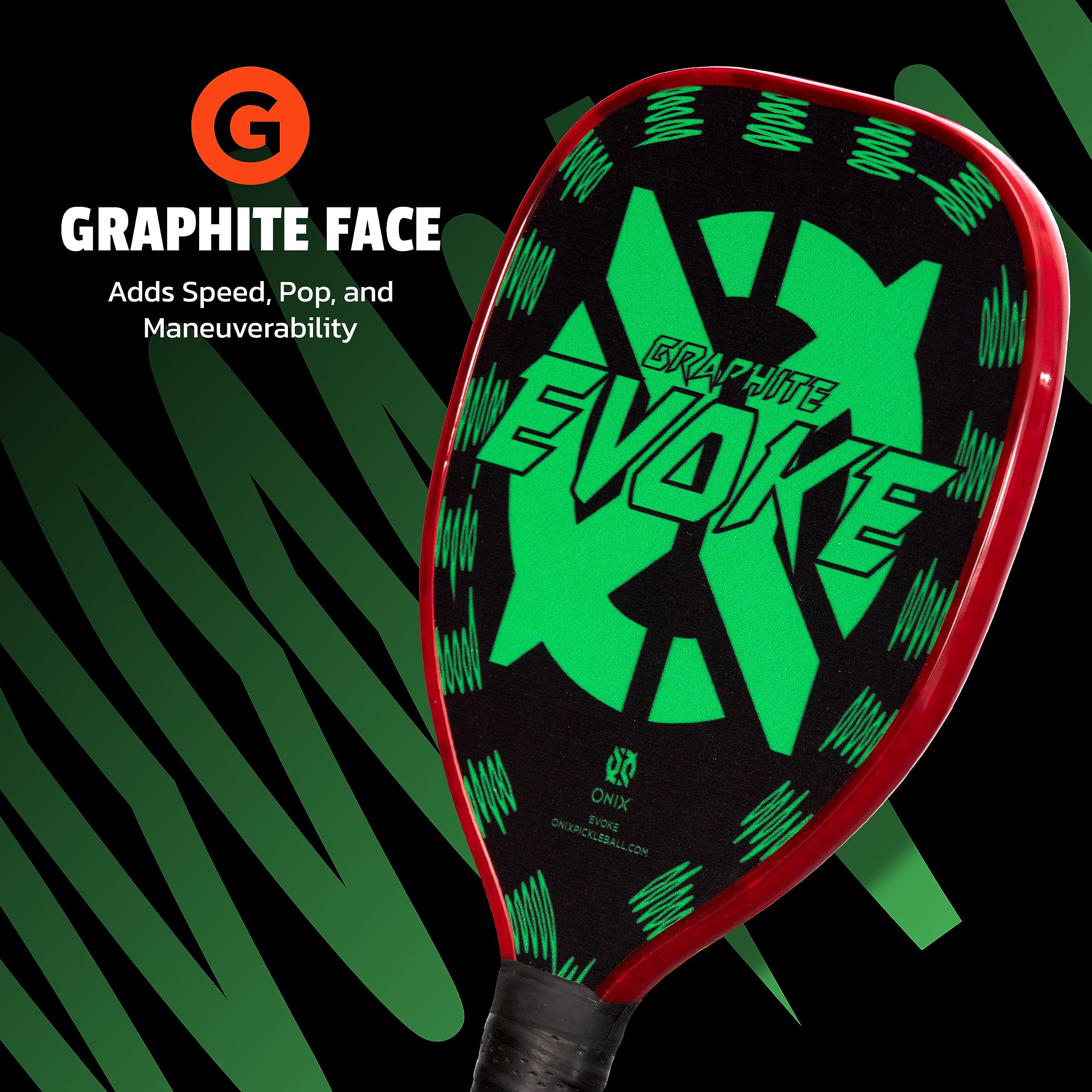 Onix Evoke XL Pickleball Paddles - Tear Drop, React, Inferno, Voyager, Summit