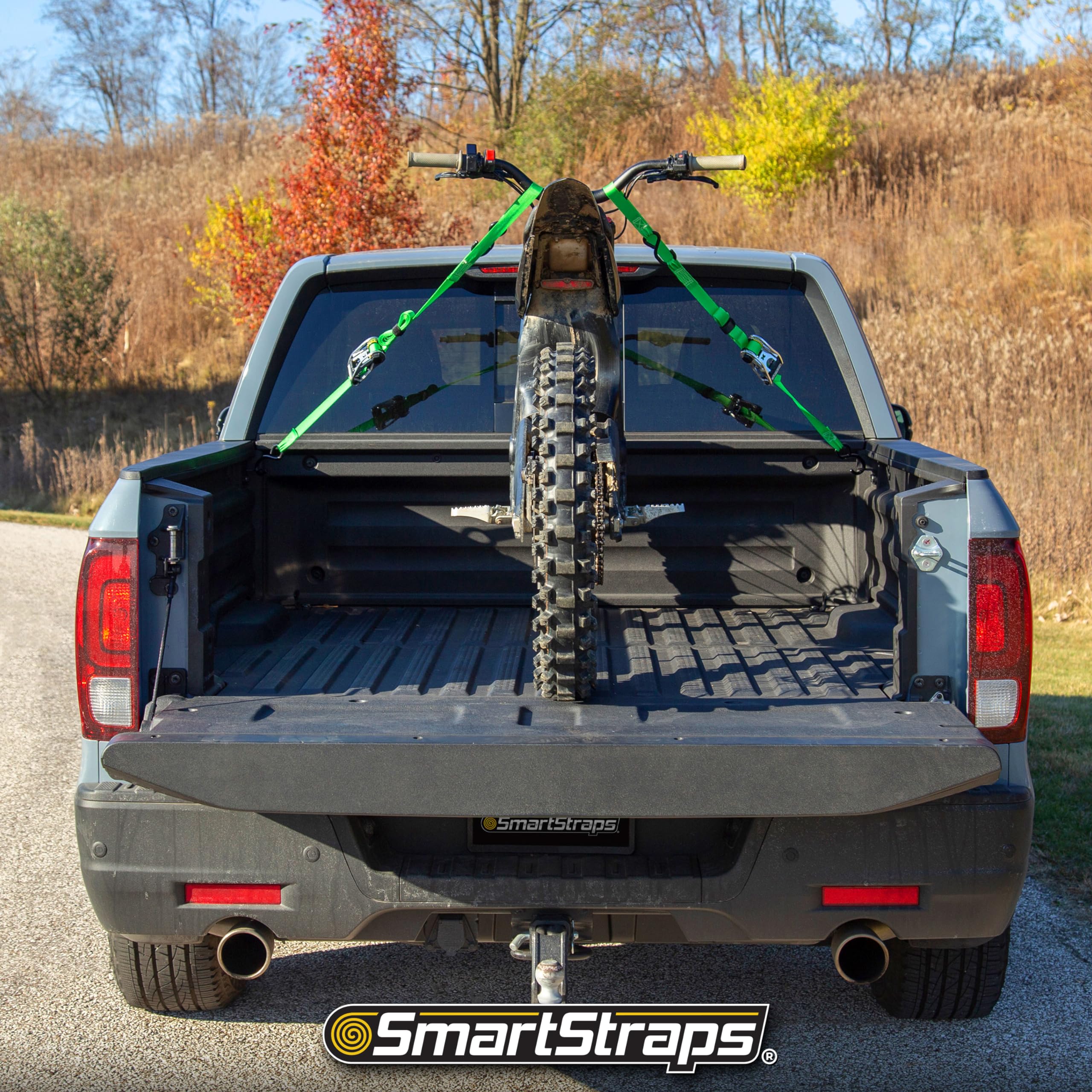 Ratchet Straps SmartStraps - 14ft GRN Premium RatchetX 4pk 1,500lb