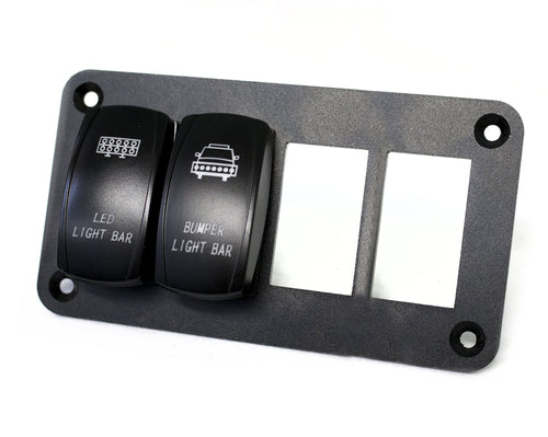 Rocker Switch Mount Race Sport RS4PRS Aluminum Panel