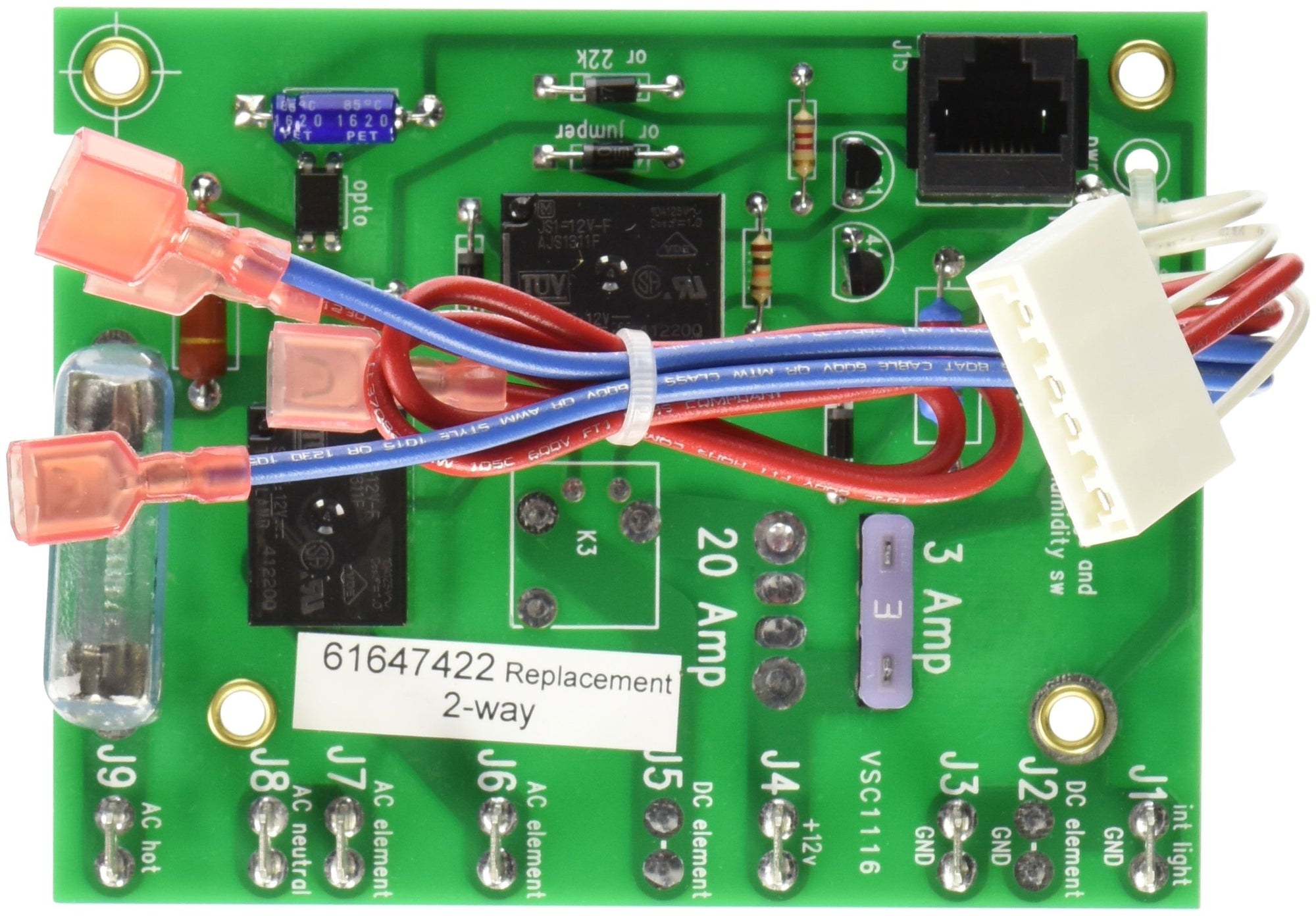Replacement Board Dinosaur Electronics 61647422 for Norcold Refrigerator
