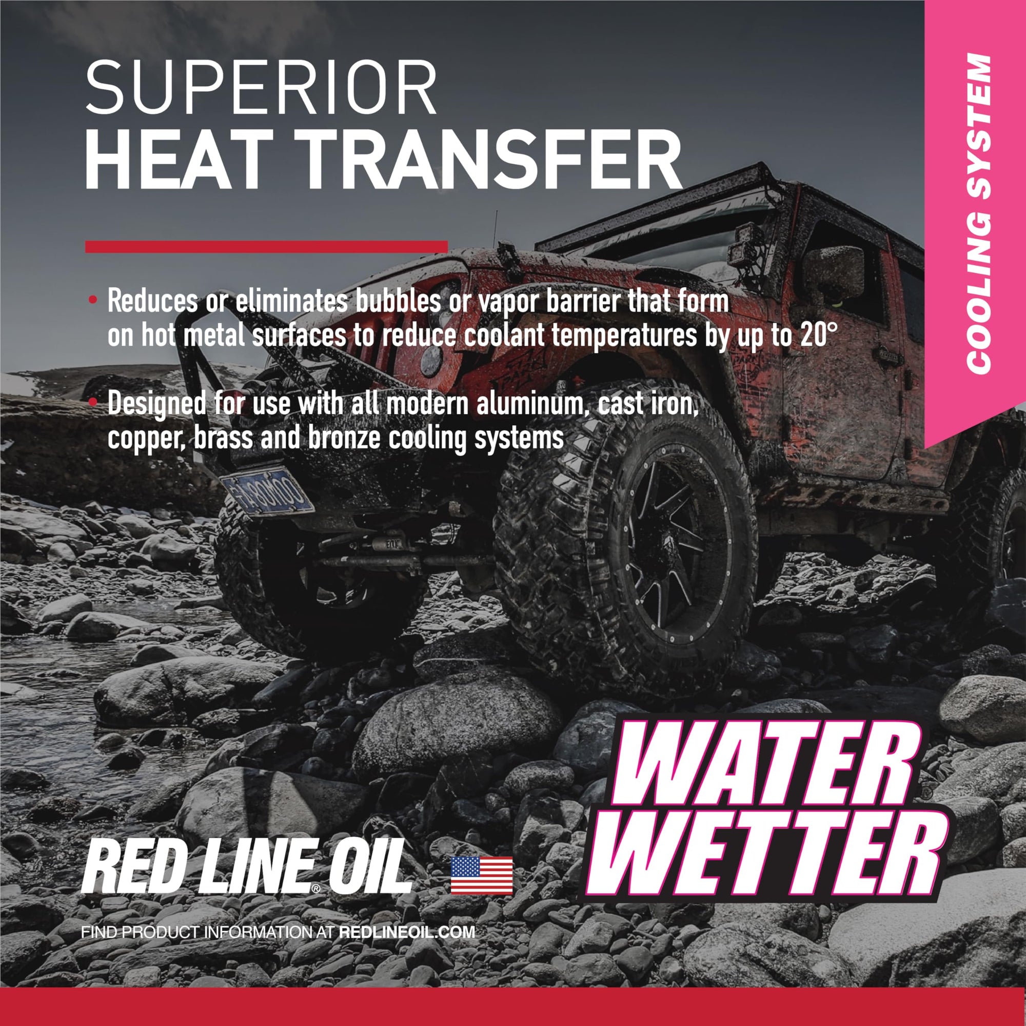 Supercool Red Line 81215 Performance Antifreeze/Coolant, Ready to Use Formula - 1 Gallon