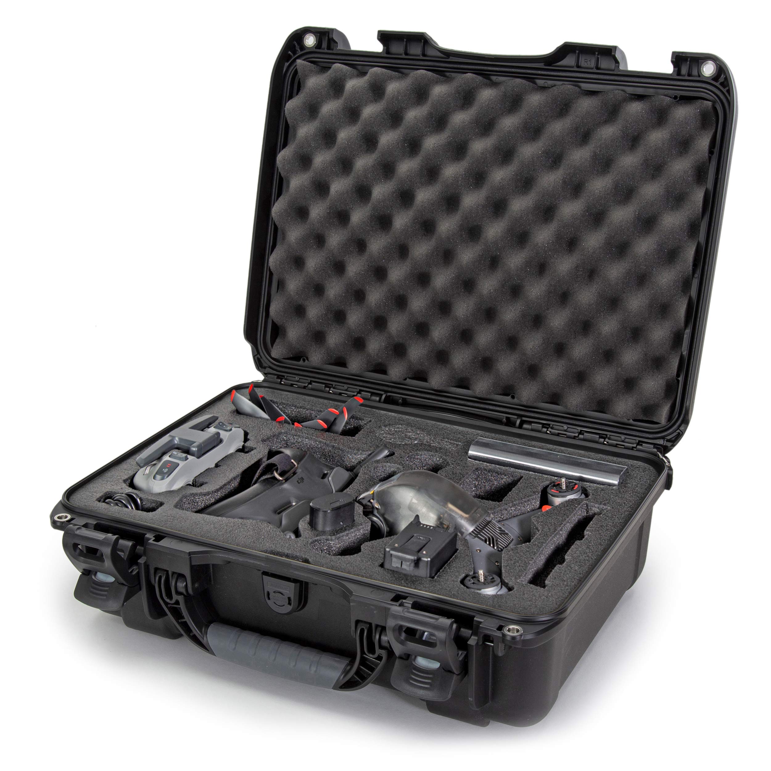 Nanuk Waterproof Hard Case 925 with Foam Insert for DJI FPV Fly More Kit, 925-FPVG1, Black