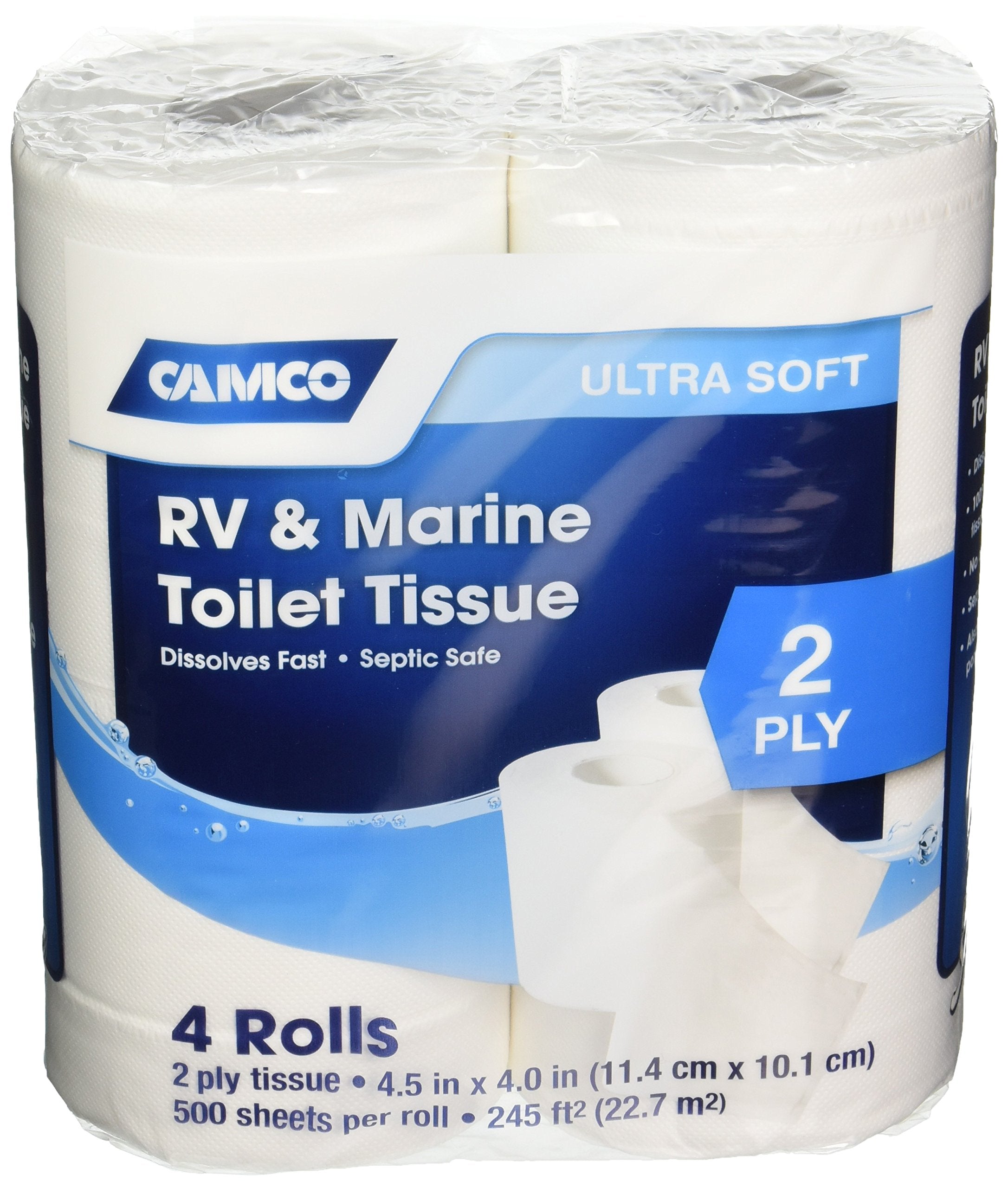 2 Ply TST Toilet Tissue 4 Rolls, 500 sheets