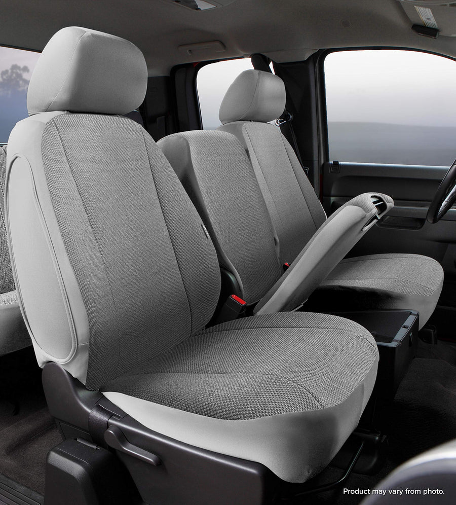 Gray FIA TRS47-41 Custom Fit Front Seat Cover Split Seat 40/20/40 - Saddle Blanket (Solid Gray)