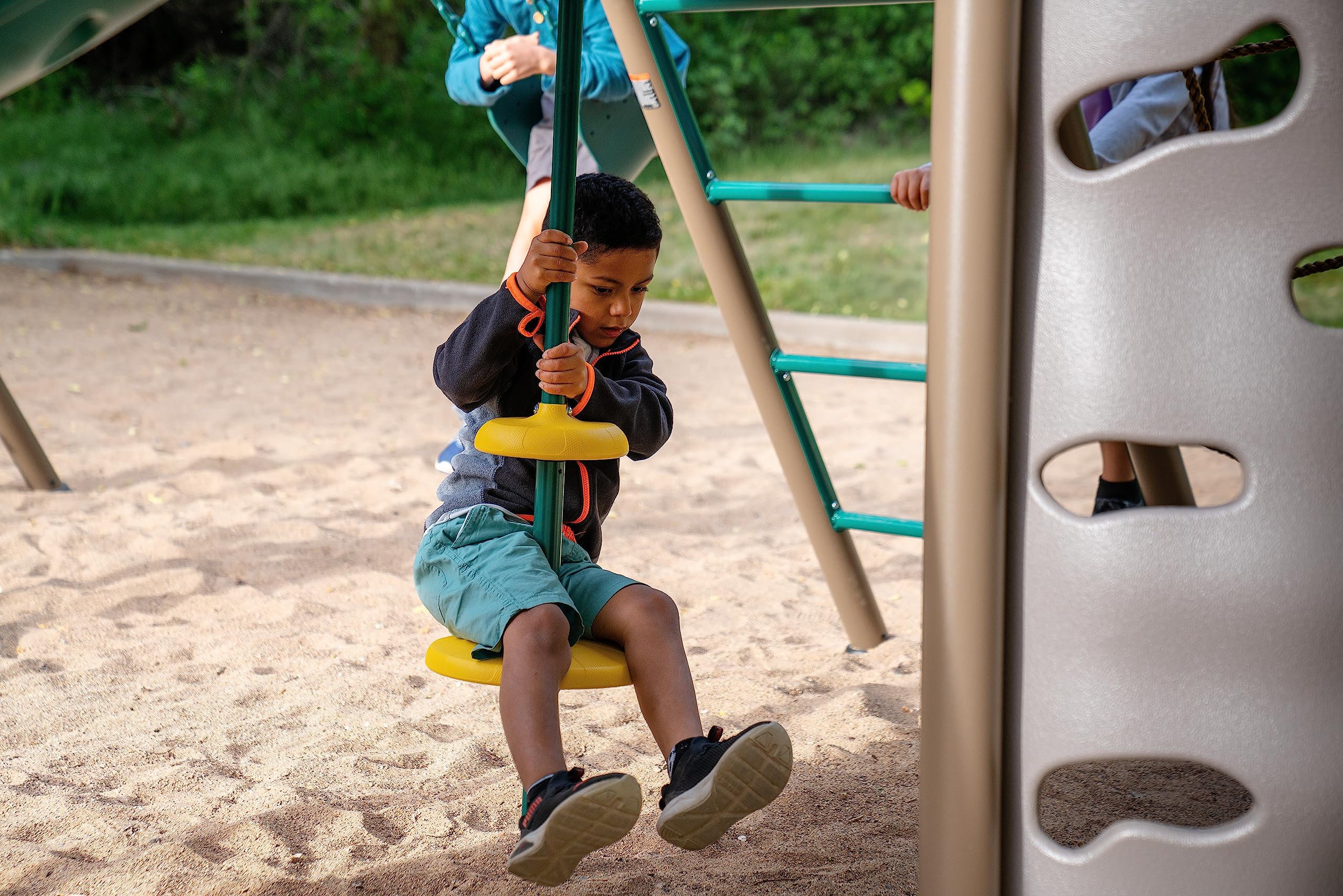 Big Stuff Lifetime Two-Slide Swing Set Playset