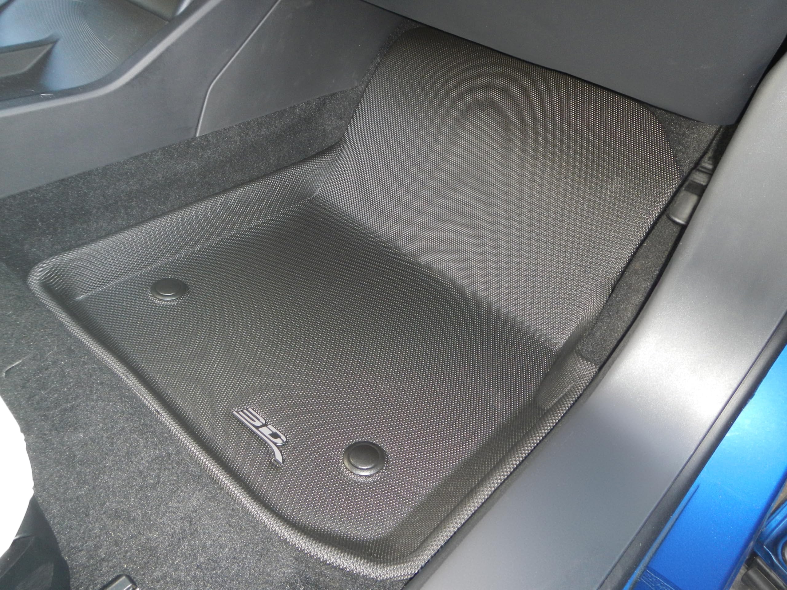 Kagu Floor Mat 3D MAXpider Custom Fit (Black) Compatible with Fisker Ocean 2024 - Front Row